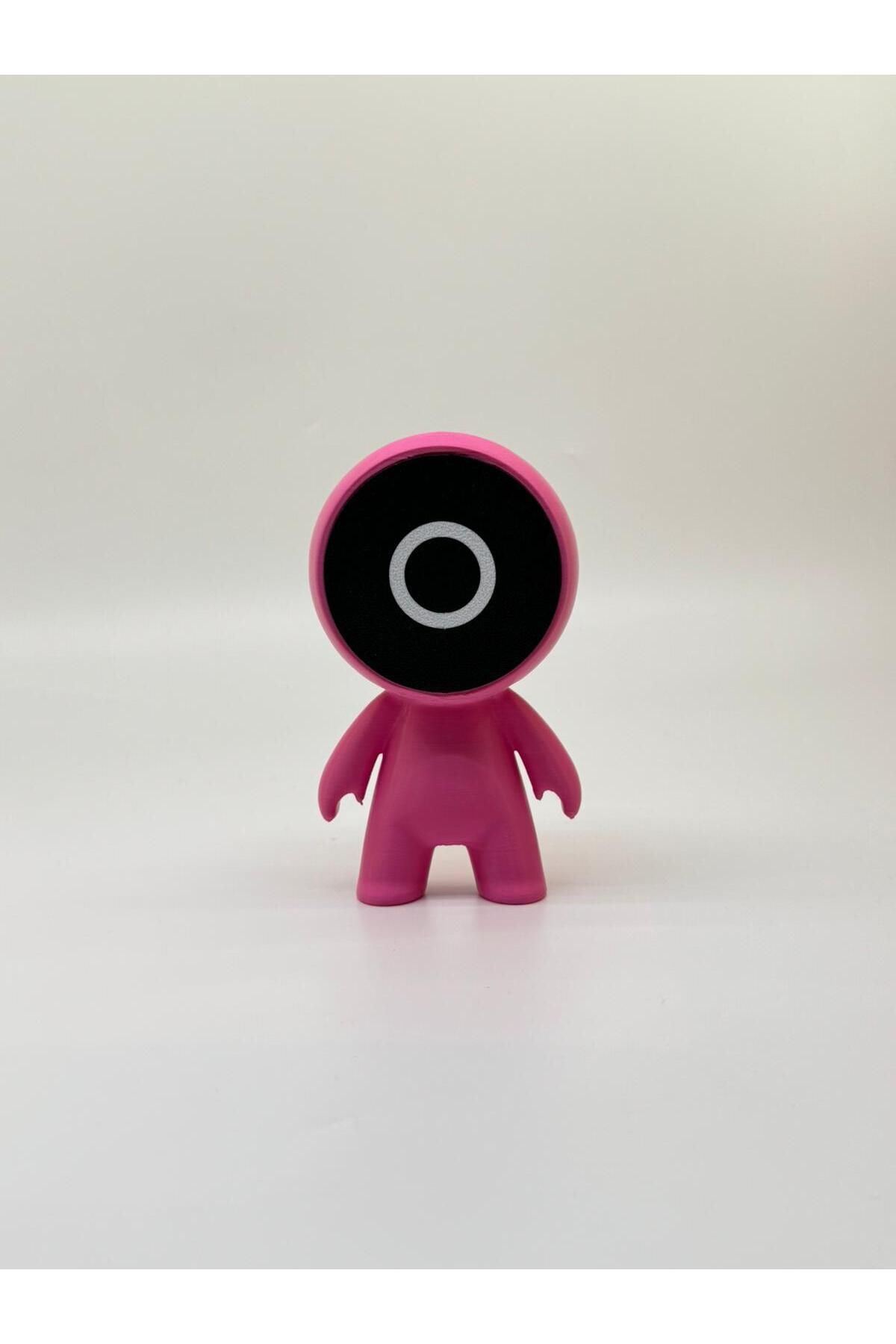 fyne Squid Game Muhafız Figürleri Daire - Tekli | Pembe | 13cm