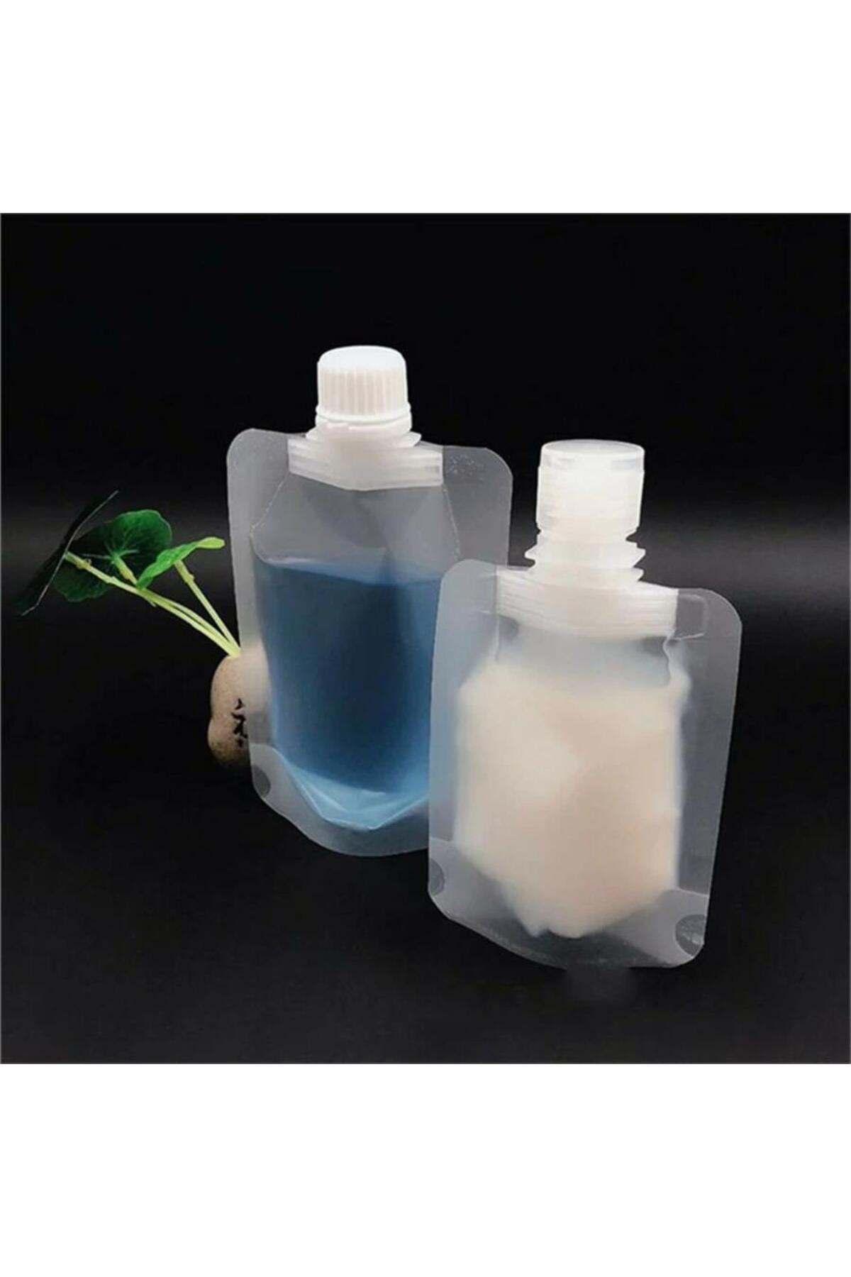 1 Adet Taşınabilir Sıvı Seyahat Kiti Pratik Sıvı Seyahat Torbası 100 ml — نارنجی tfc43209124 — تصویر 5 از 9