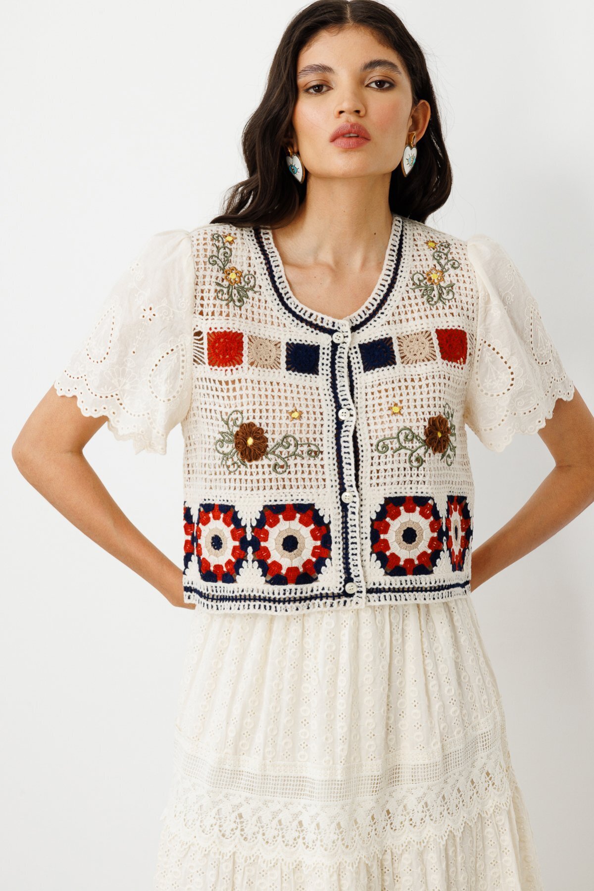 ON-Knitted Crop Cardigan 3