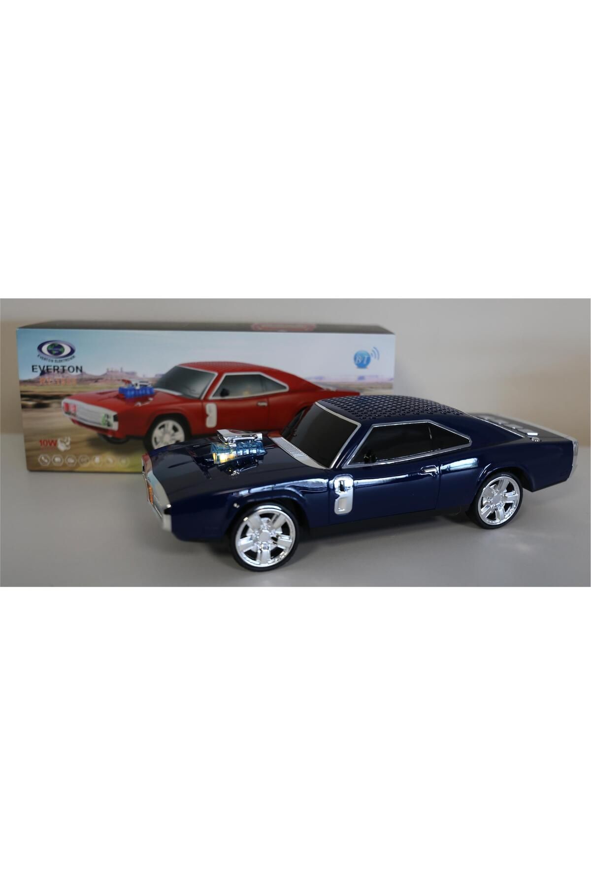 Everton RT-1959 Dark Blue Arabalı Bluetooth Fm-Usb-Tf-Aux Şarjlı Nostaljik Radyo