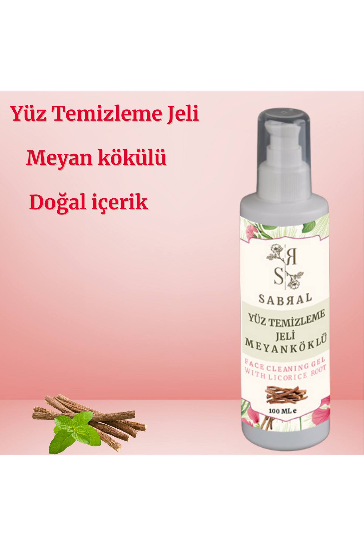 پاک کننده صورت  Sabralyüztemizlemejelimeyanköklü