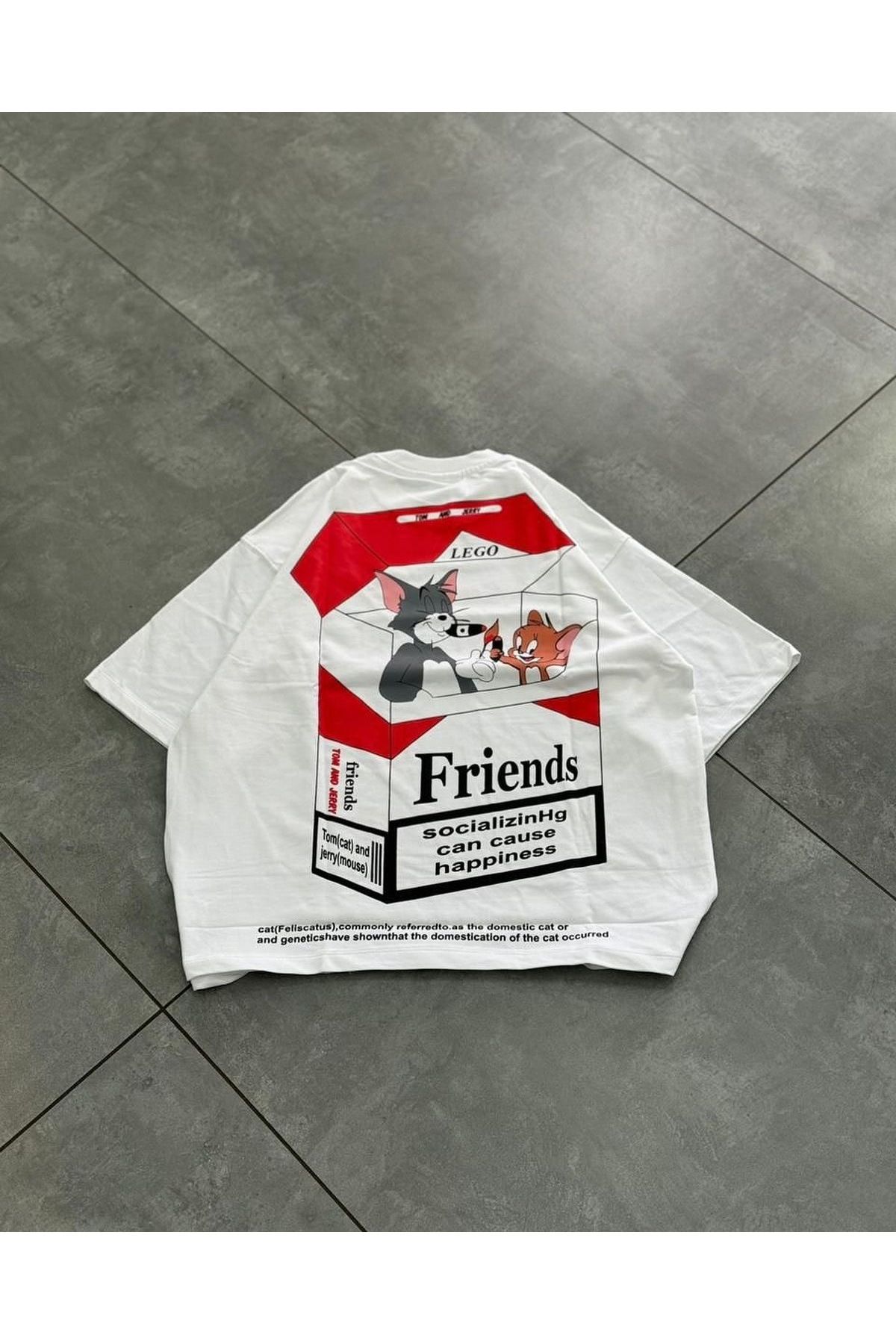 Jose Clothing Oversize Kesim Kısa Kollu Baskılı T-shirt