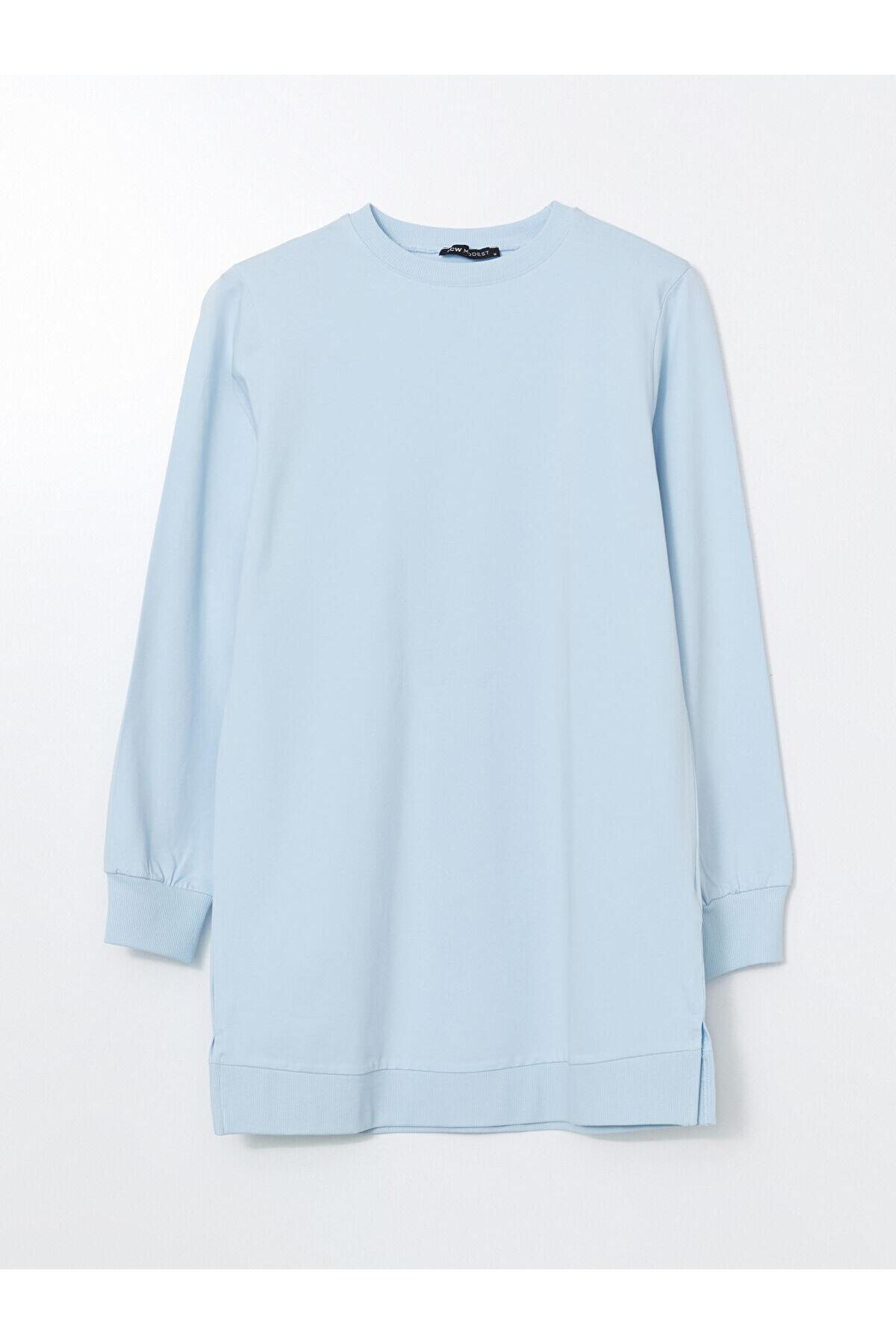LC Waikiki-Lcw Modest Crew Neck Women's Sweatshirt Tunic (S5) 5