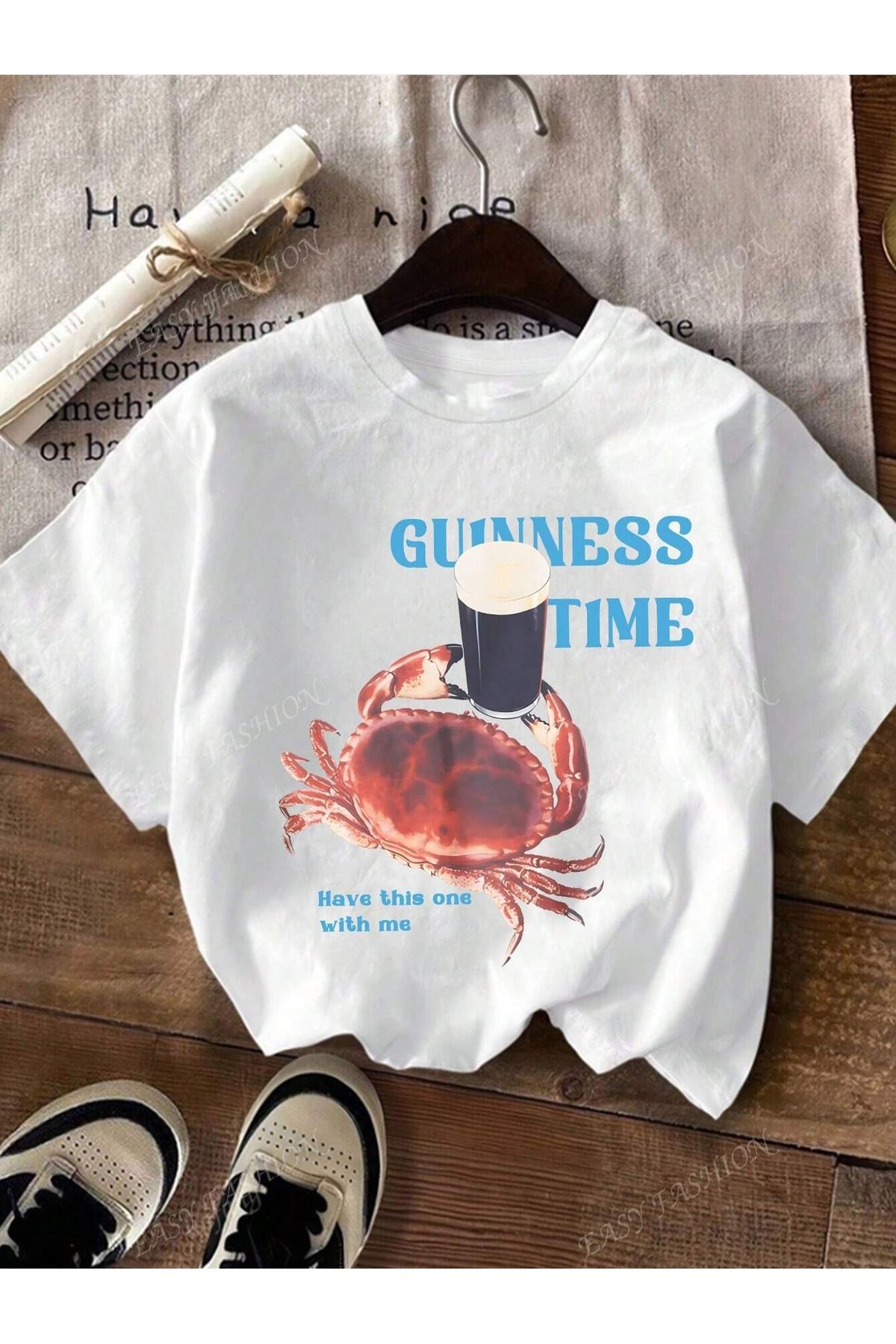 Jose Clothing Oversize Kesim Kısa Kollu Baskılı T-shirt