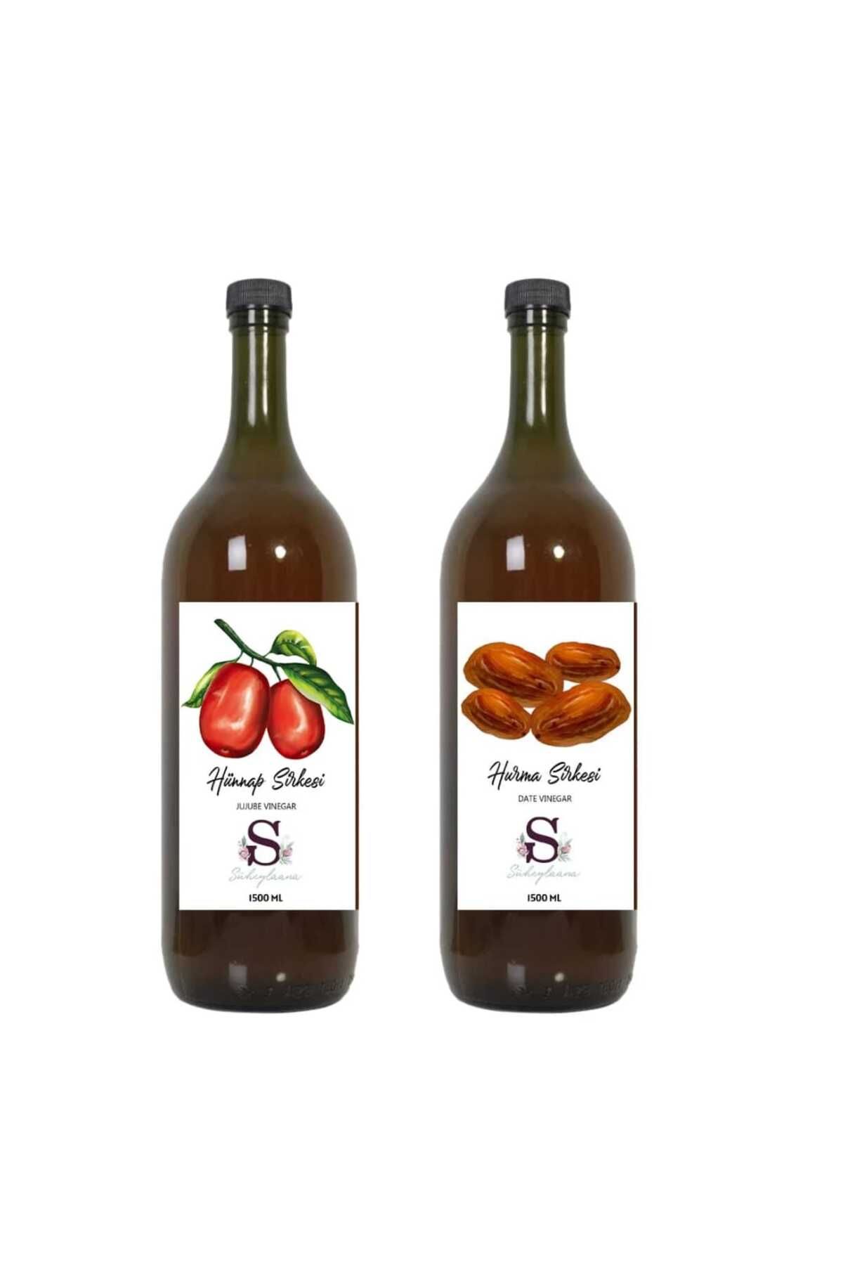 Süheylaana Doğal Hünnap Sirkesi 1500 Ml - Doğal Hurma Sirkesi 1500 Ml
