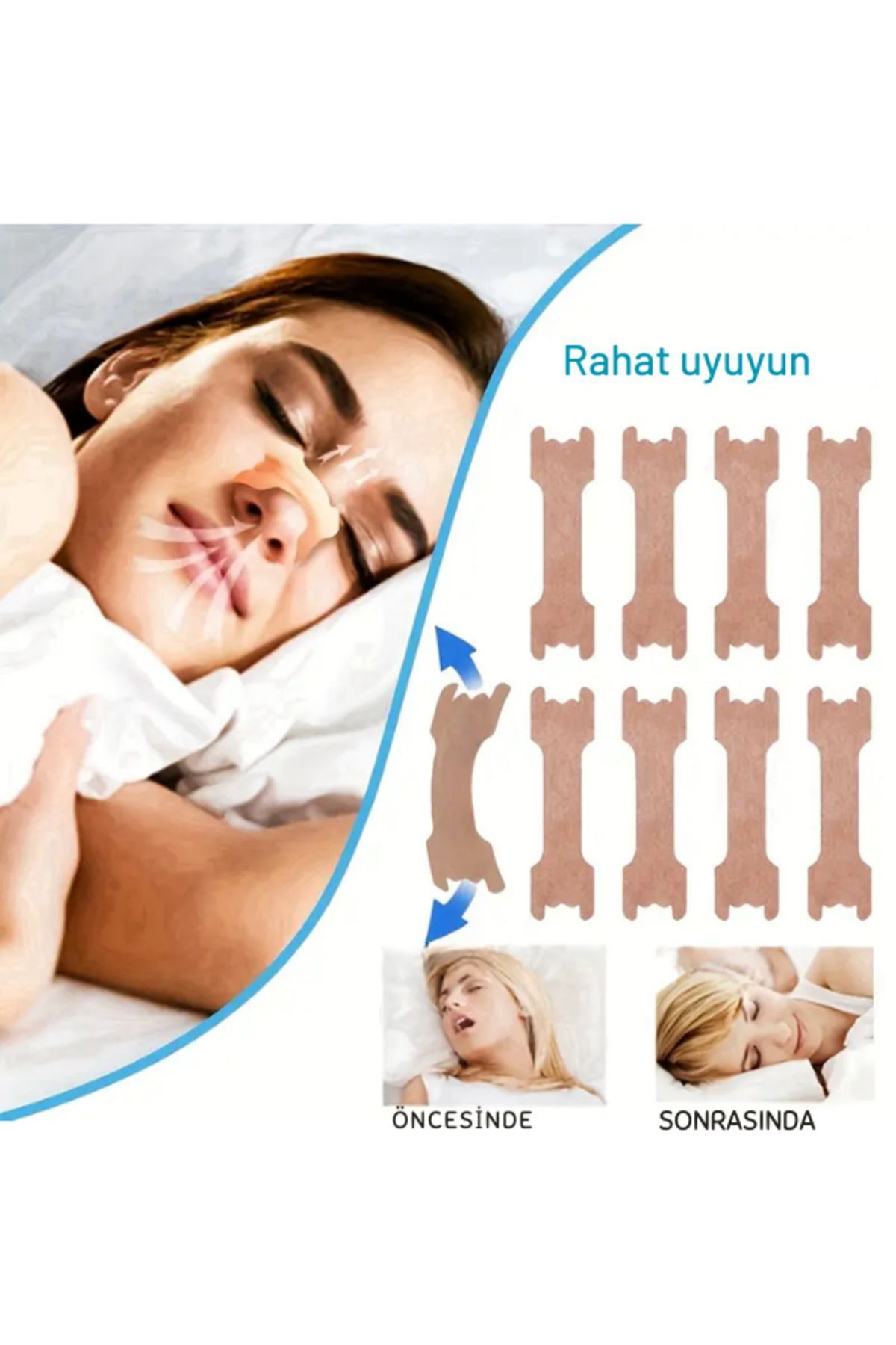 DS PLUS-New Generation Nasal Strips That Help Breathe and Reduce Snoring, Pack of 12 3