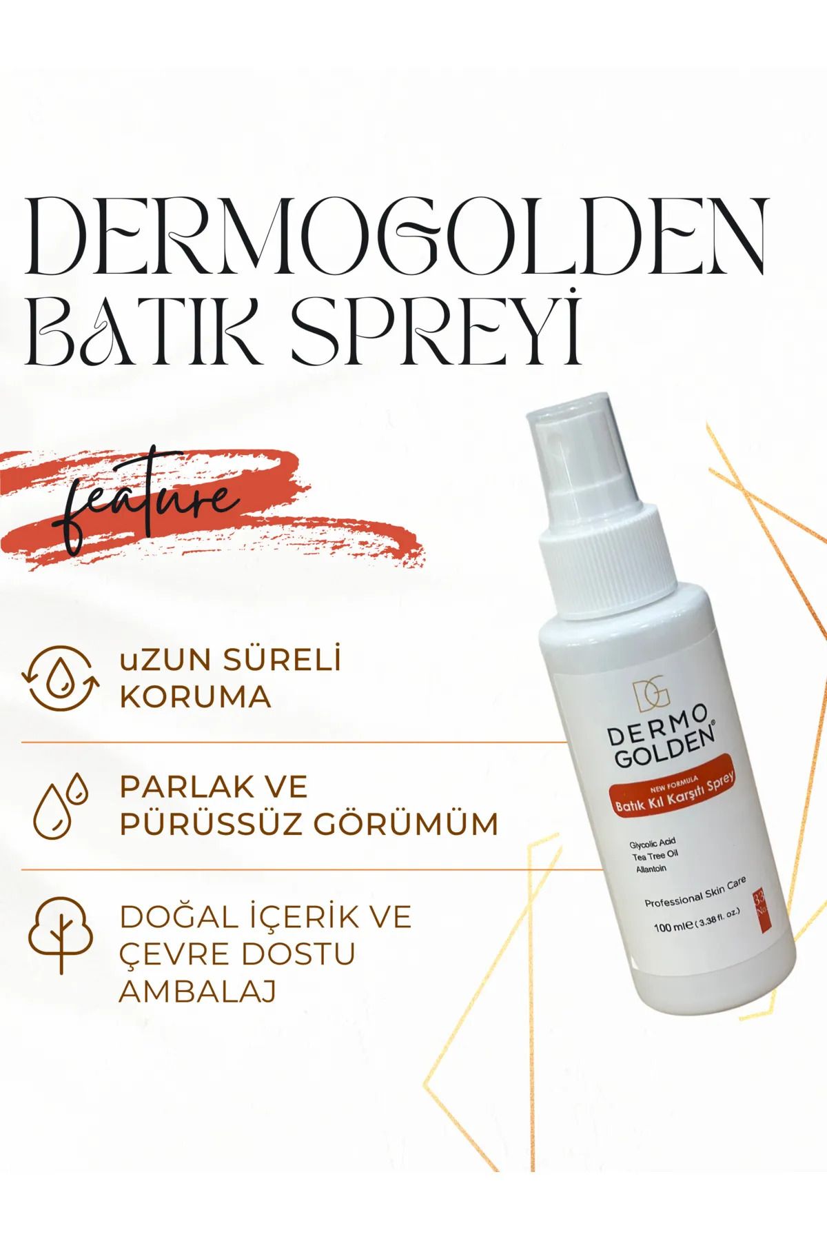 DERMOFACE BATIK VE KIL KARŞITI SPREY