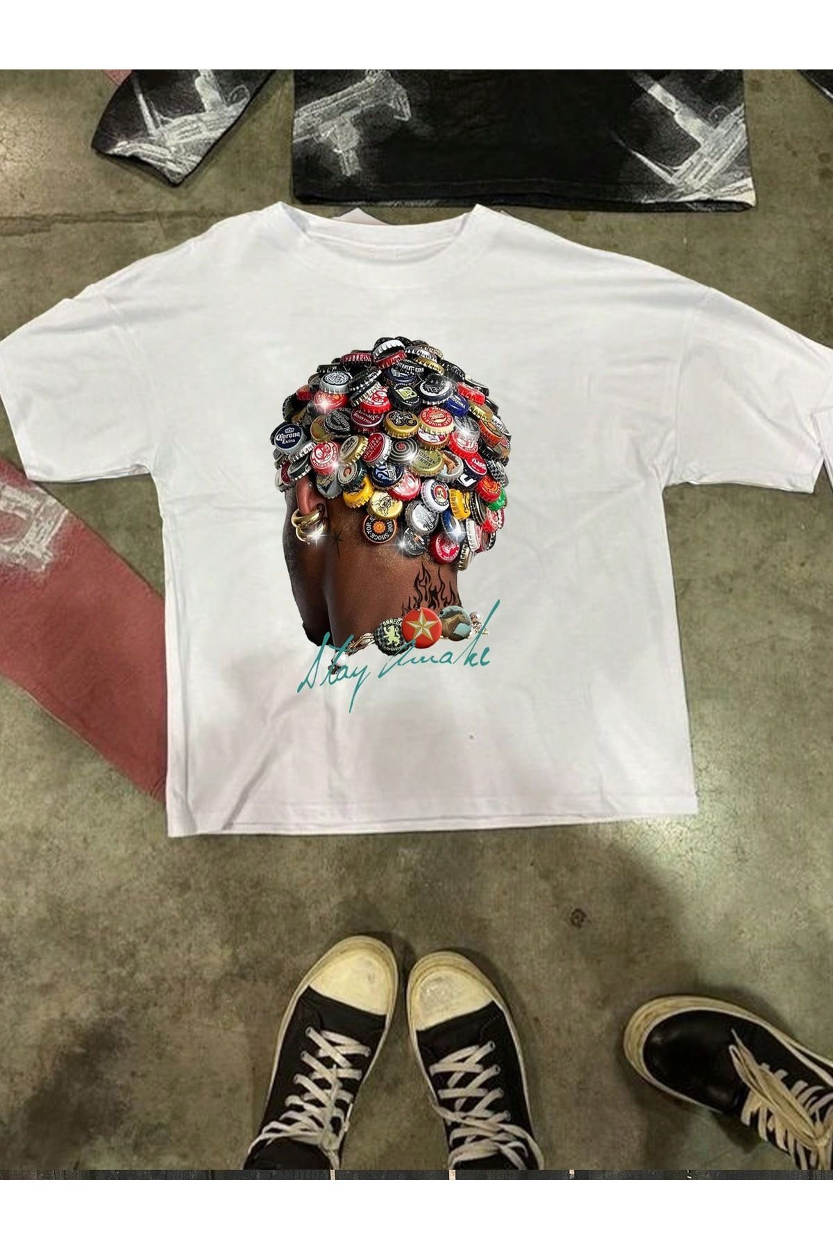 Jose Clothing Oversize Kesim Kısa Kollu Baskılı T-shirt