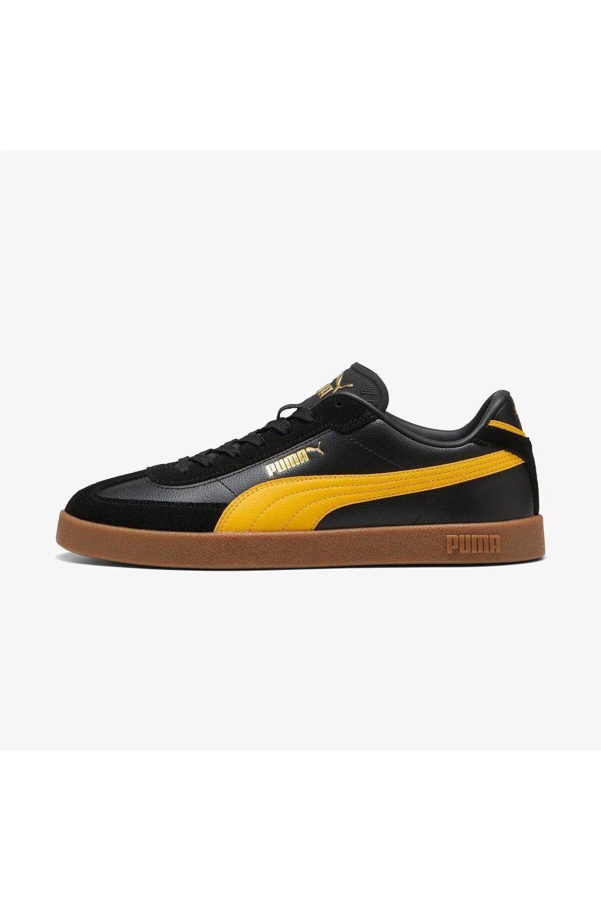 Puma 397447 21 Club II Era Siyah-Sarı Erkek Spor Ayakkabı