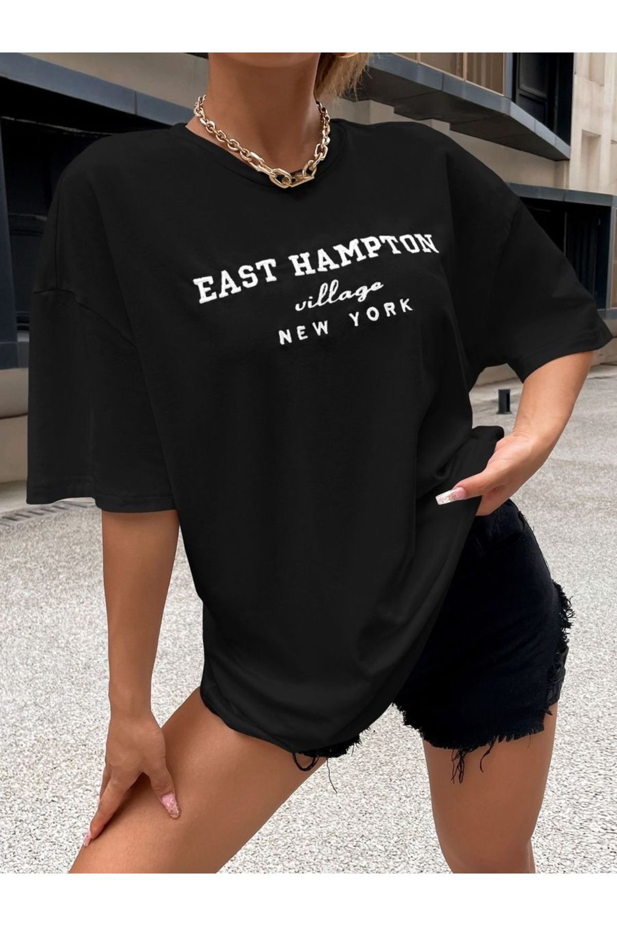 Jose Clothing Oversize Kesim Kısa Kollu Baskılı T-shirt
