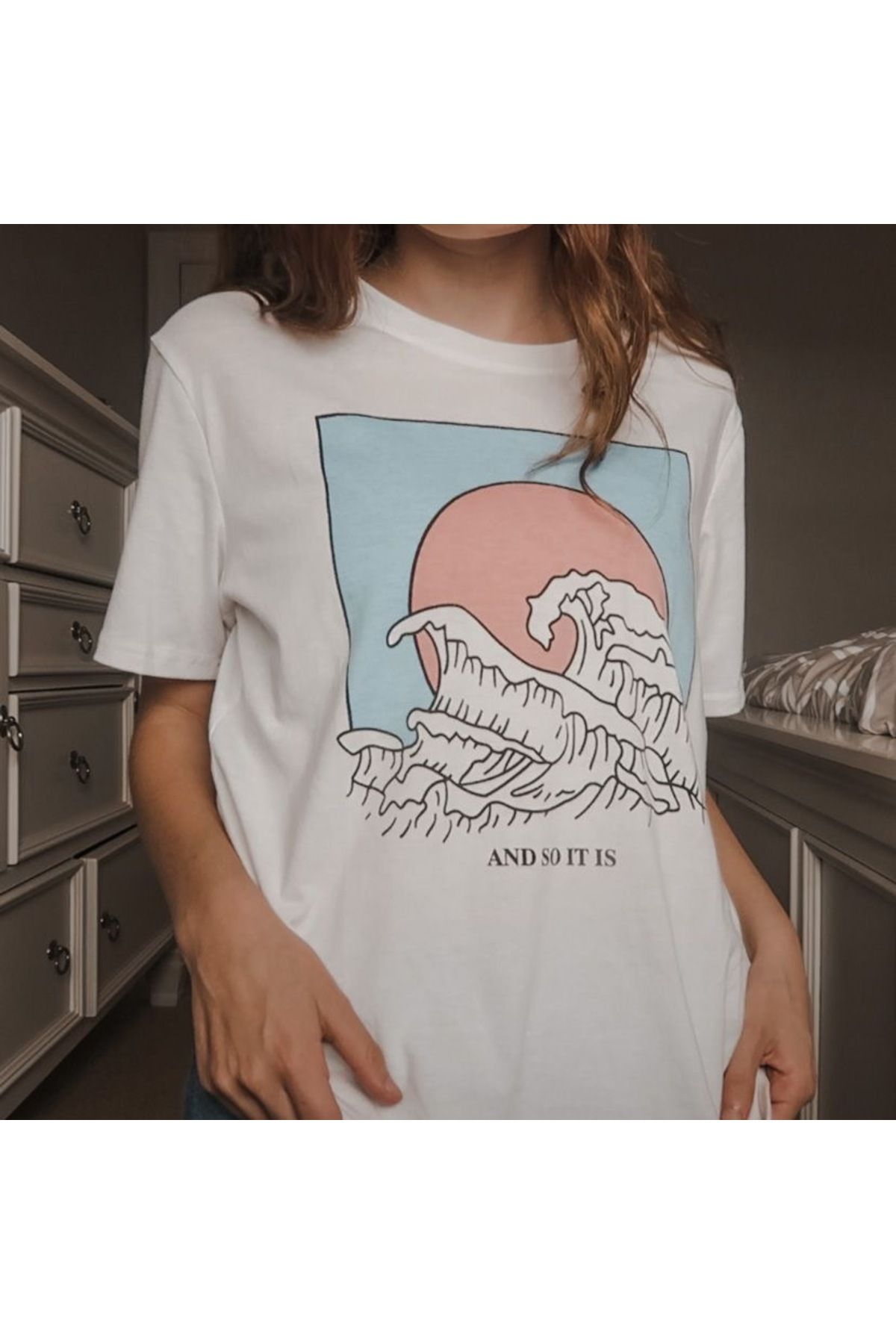 Jose Clothing Oversize Kesim Kısa Kollu Baskılı T-shirt