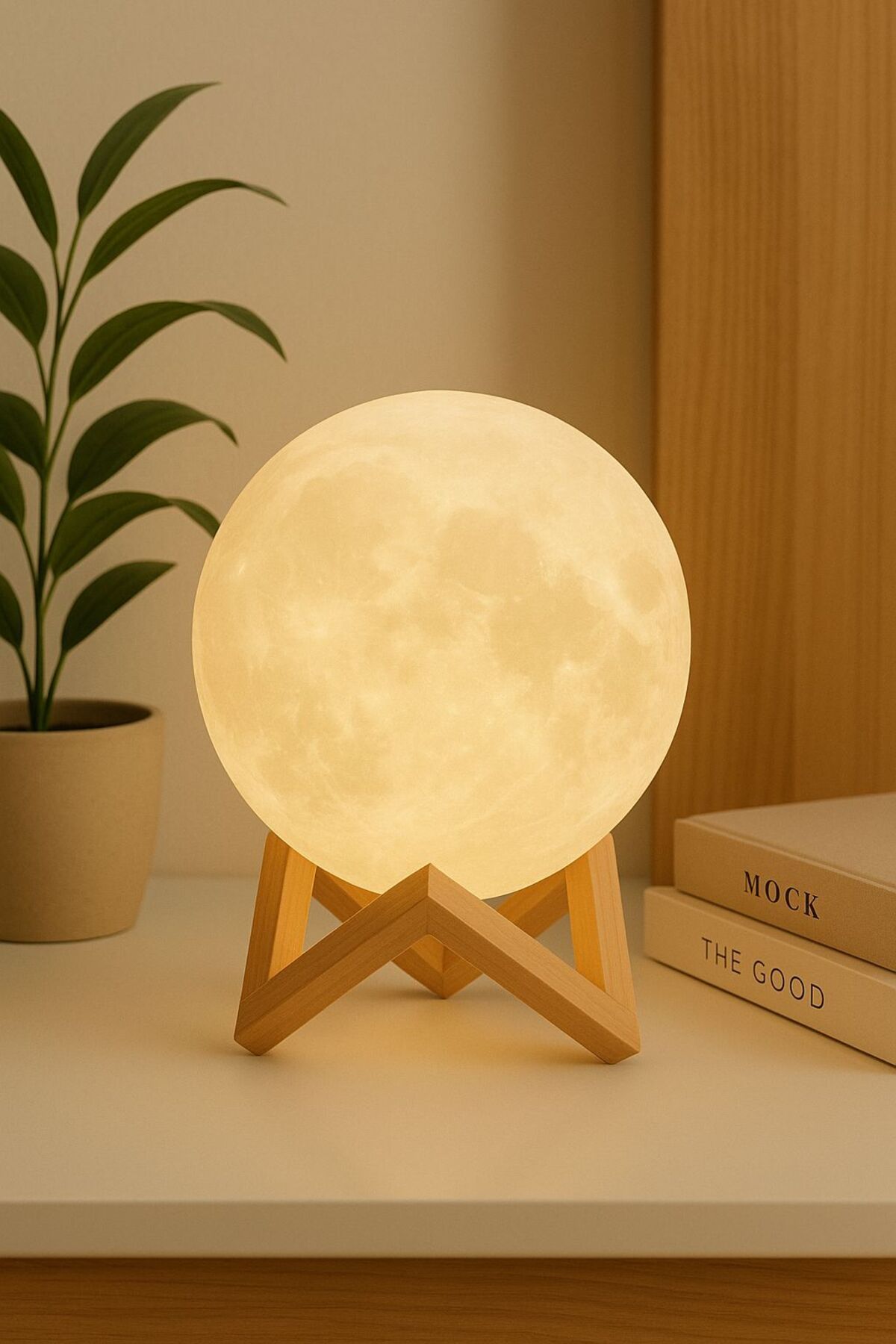 3d moon lamp Işıklı Ay Küresi ve Gece Lambası
