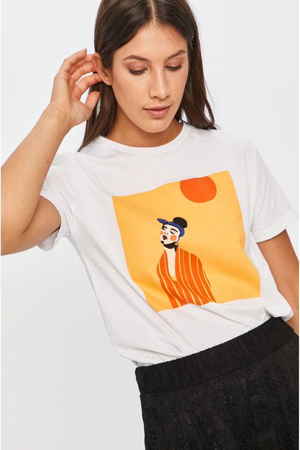 Jose Clothing Oversize Kesim Kısa Kollu Baskılı T-shirt