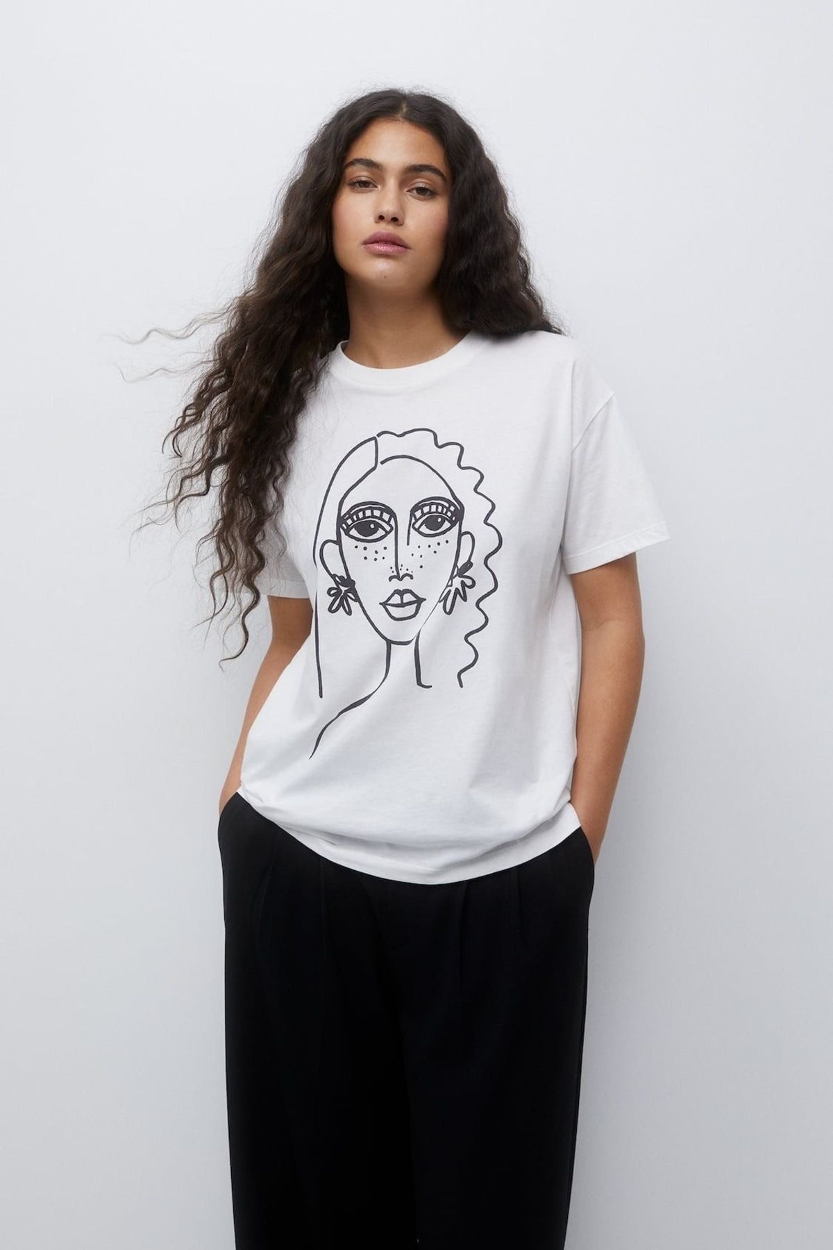 Jose Clothing Oversize Kesim Kısa Kollu Baskılı T-shirt