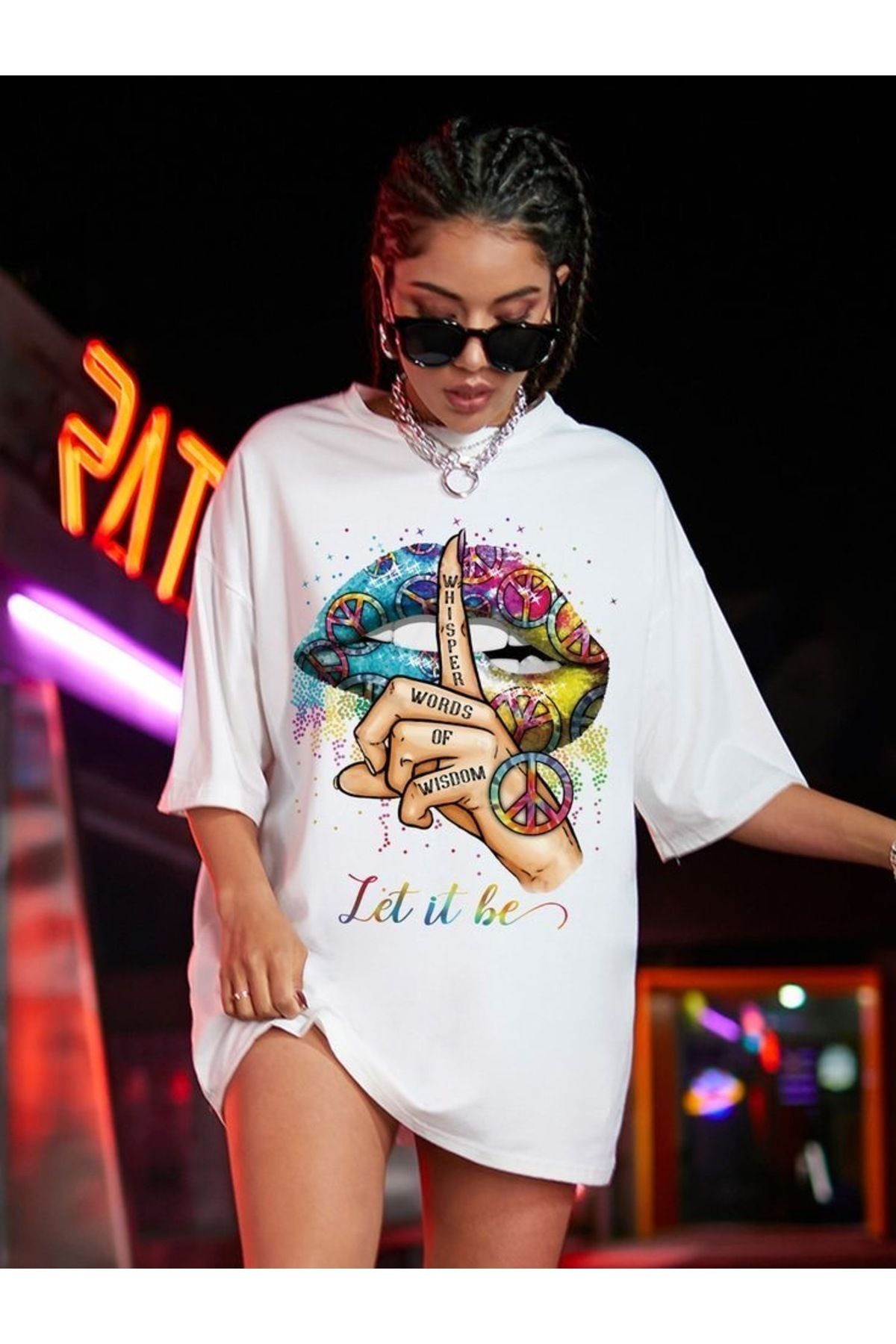 Jose Clothing Oversize Kesim Kısa Kollu Baskılı T-shirt
