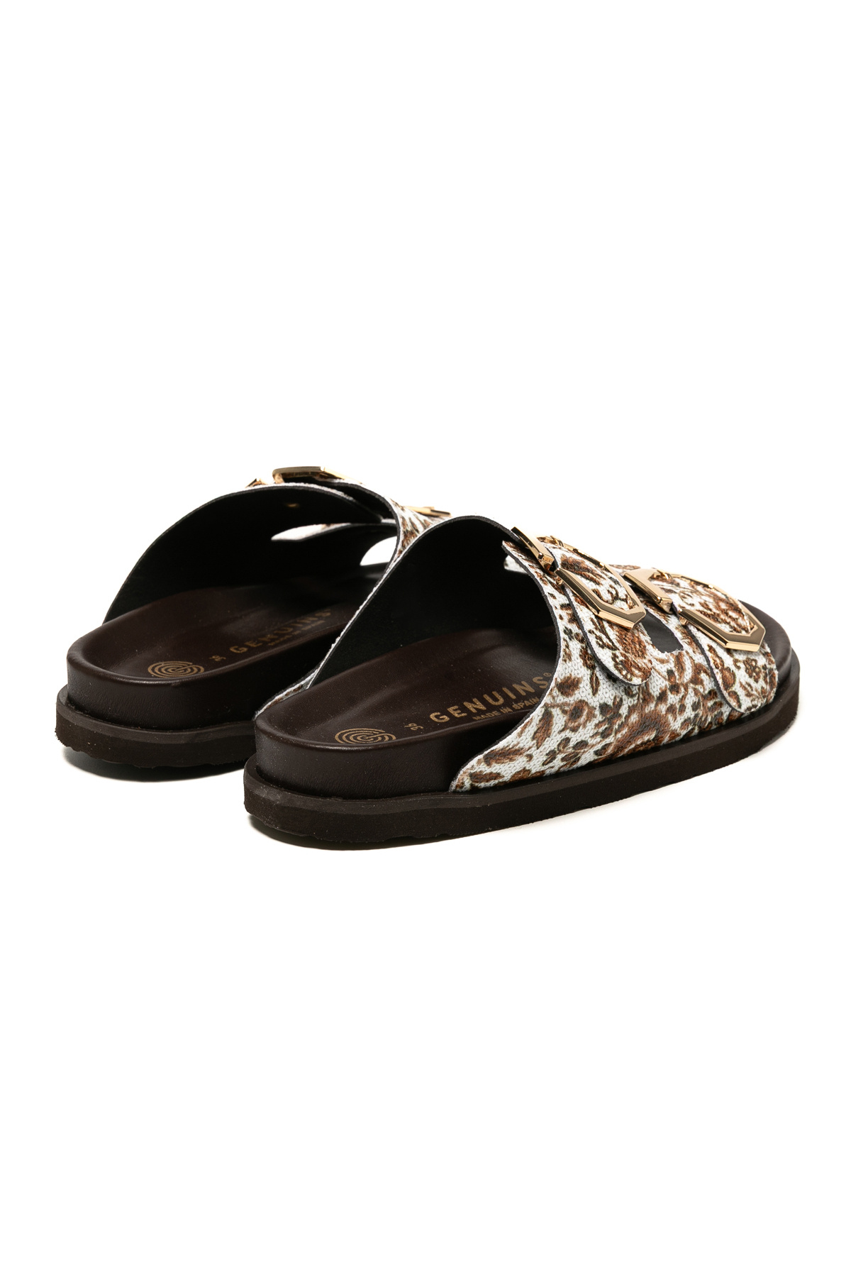 Genuins-Women / Girls Slippers Galia g 106359   Genuins Vegan Tile Camel 5