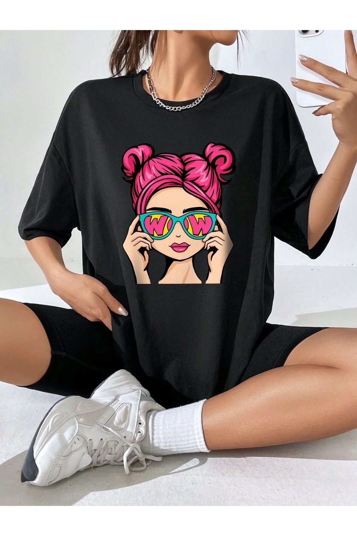 Jose Clothing Oversize Kesim Kısa Kollu Baskılı T-shirt