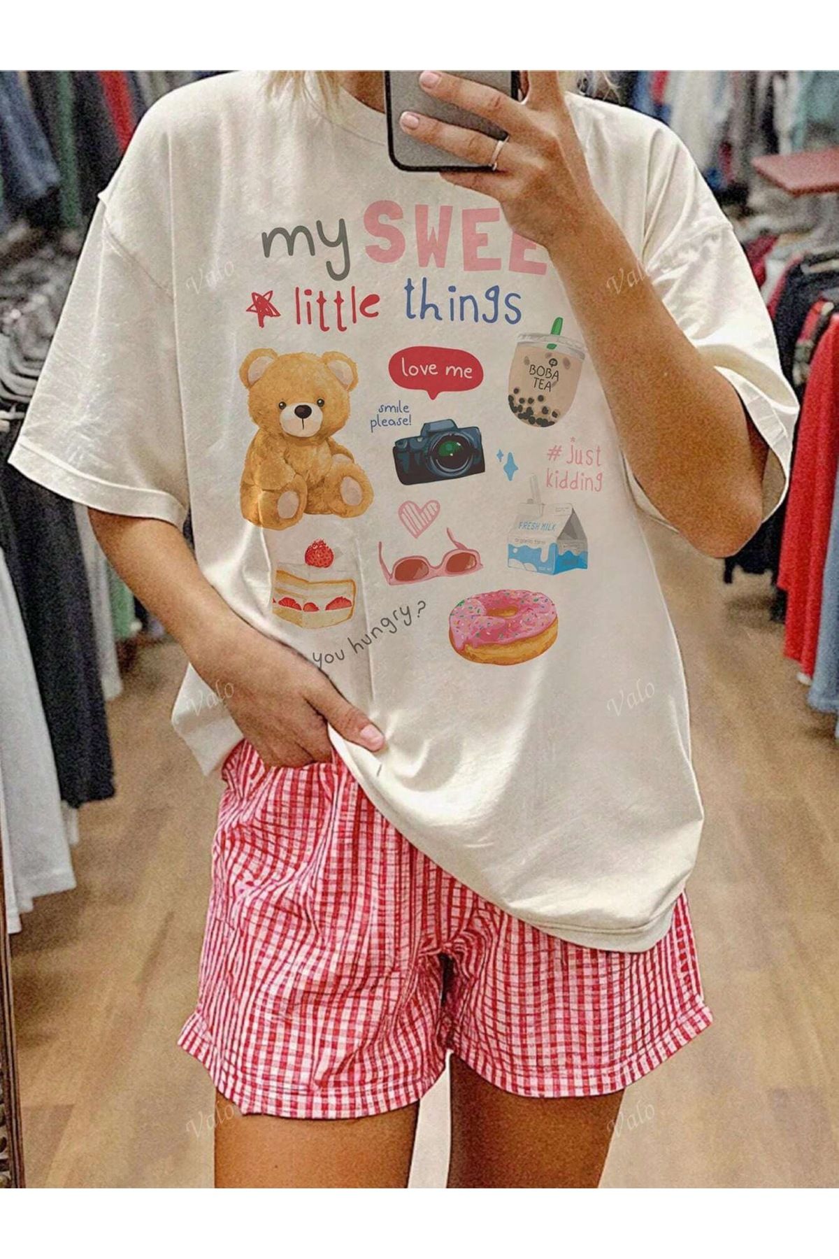 Jose Clothing Oversize Kesim Kısa Kollu Baskılı T-shirt