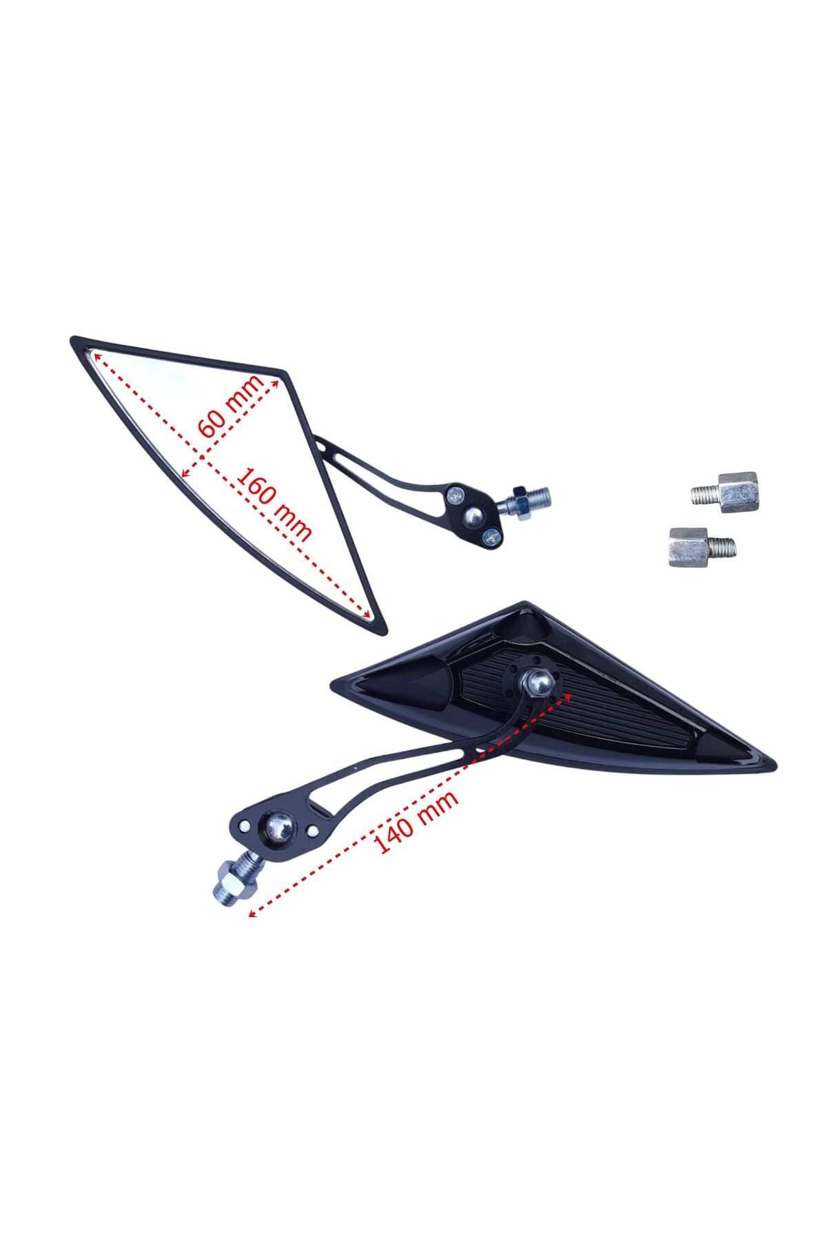 OEM Ayna Üçgen Modifiye Siyah 8-10 Mm