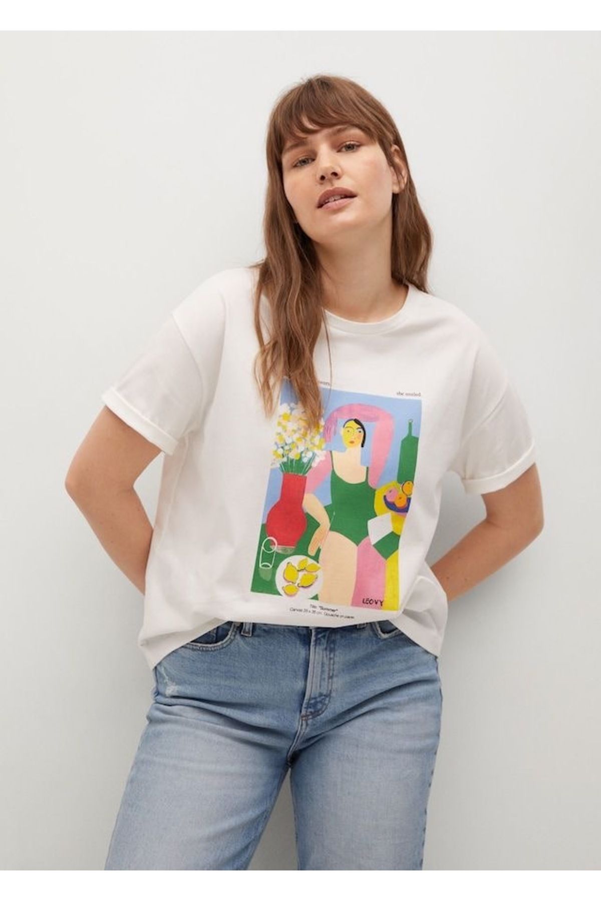 Jose Clothing Oversize Kesim Kısa Kollu Baskılı T-shirt