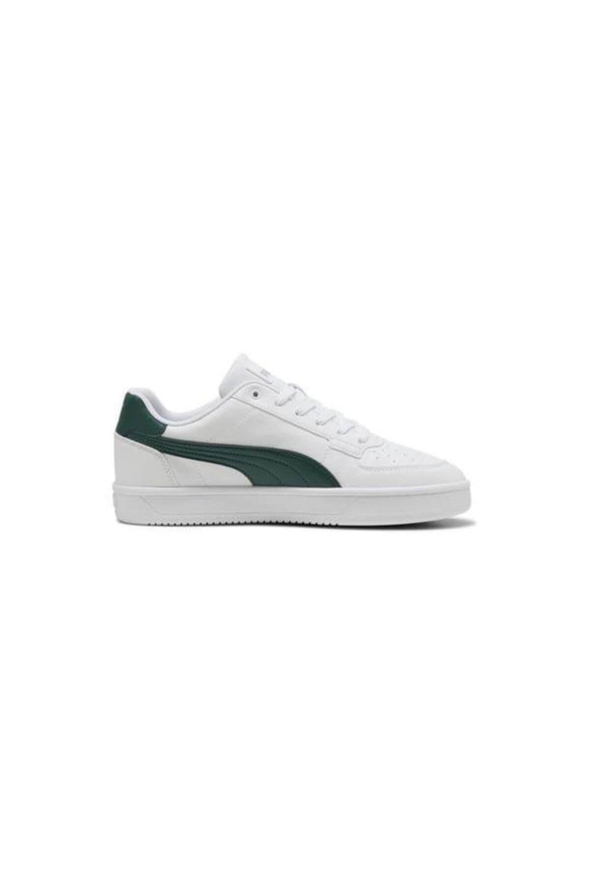 Puma 392290 54 Caven 2.0 Beyaz-K.Yeşil-Gümüş Erkek Spor Ayakkabı
