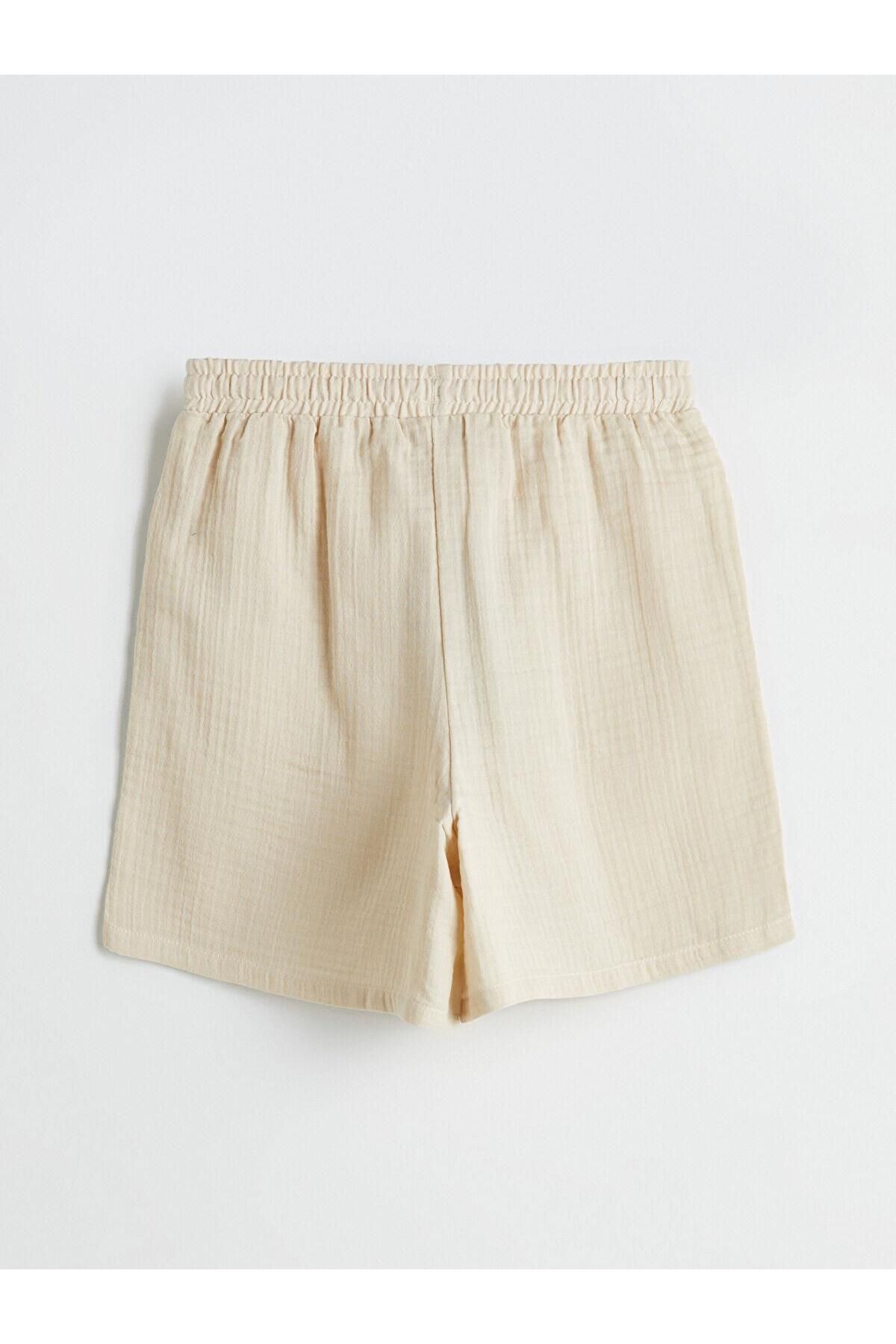 LC Waikiki-Pantaloni scurți XSIDE pentru femei cu talie elastică (S5) 2