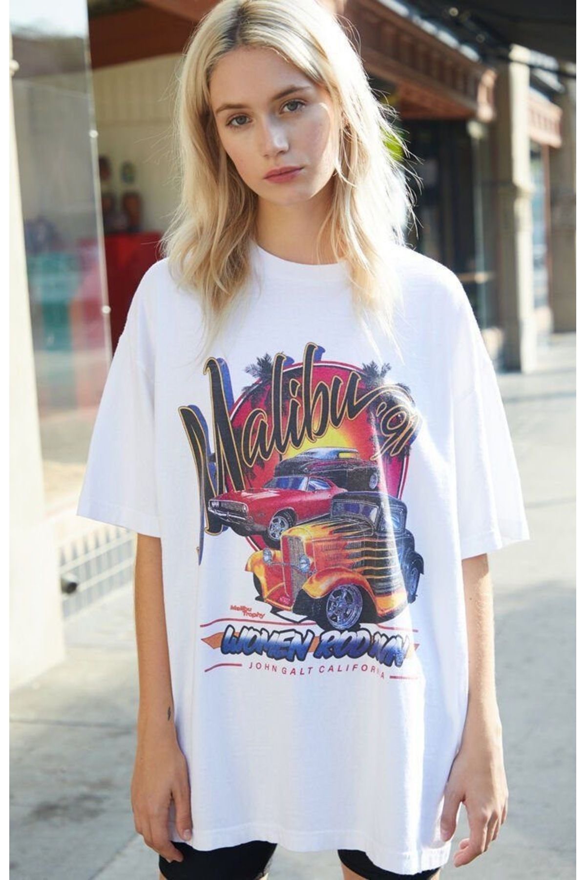 Jose Clothing Oversize Kesim Kısa Kollu Baskılı T-shirt