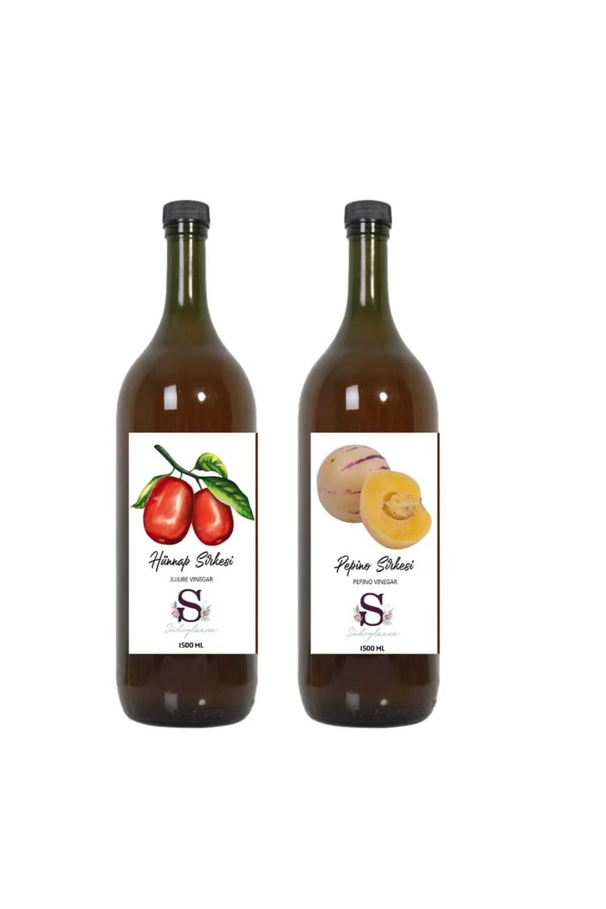 Süheylaana Doğal Hünnap Sirkesi 1500 Ml - Doğal Pepino Sirkesi 1500 Ml