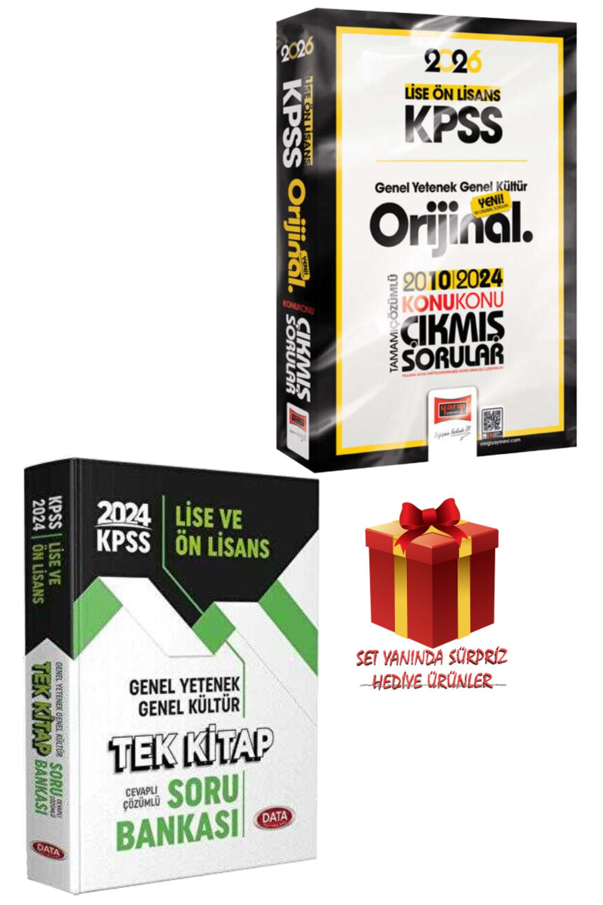 Yargı Yayınları 2026 KPSS Lise-Ön Lisans GYGK Orijinal Konu Konu Çıkmış Sorular 2010-2024 + Tek Kitap Soru Bankası