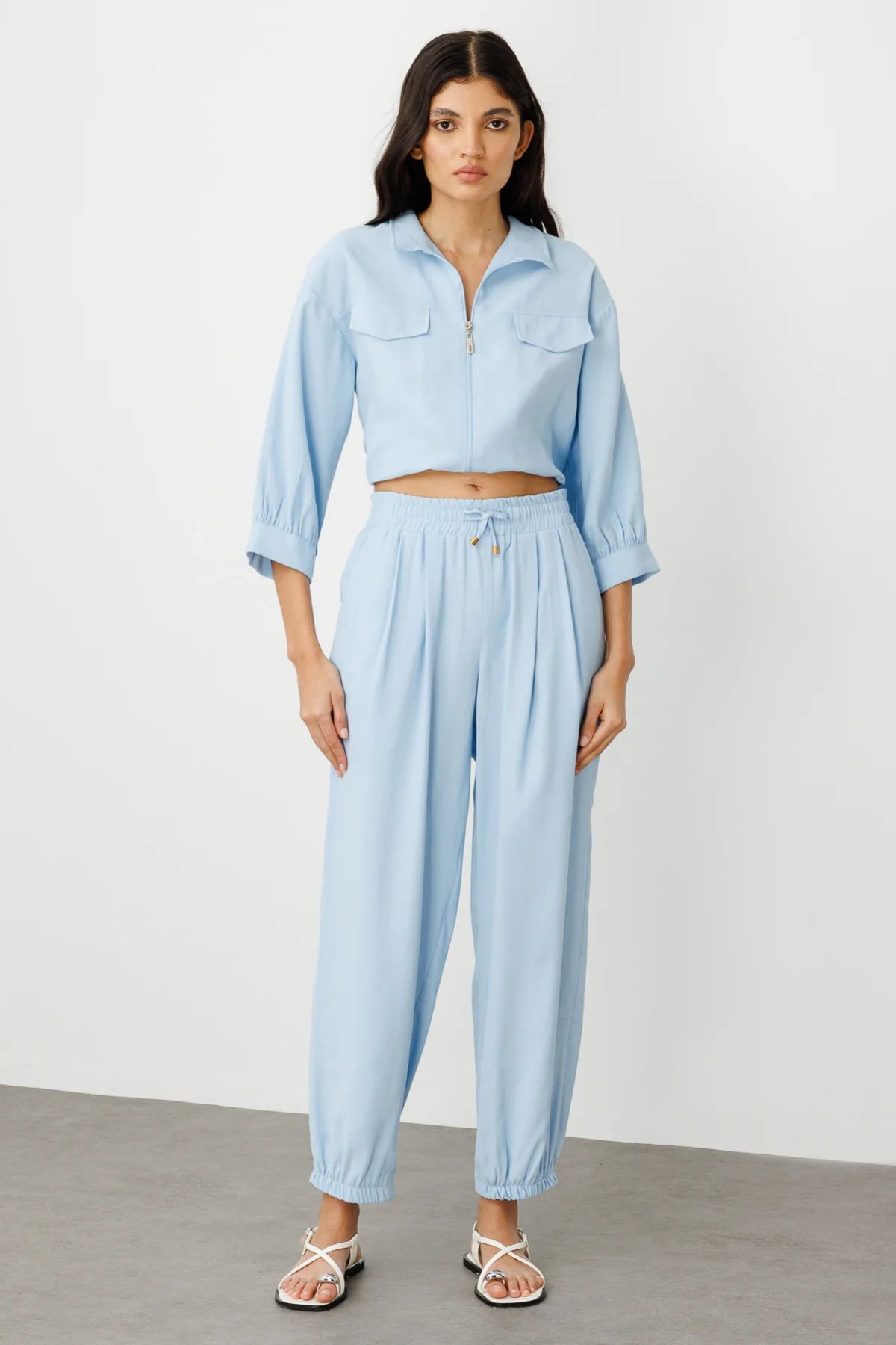 On Fashion On Paçaları Lastikli Spor Pantolon-54503