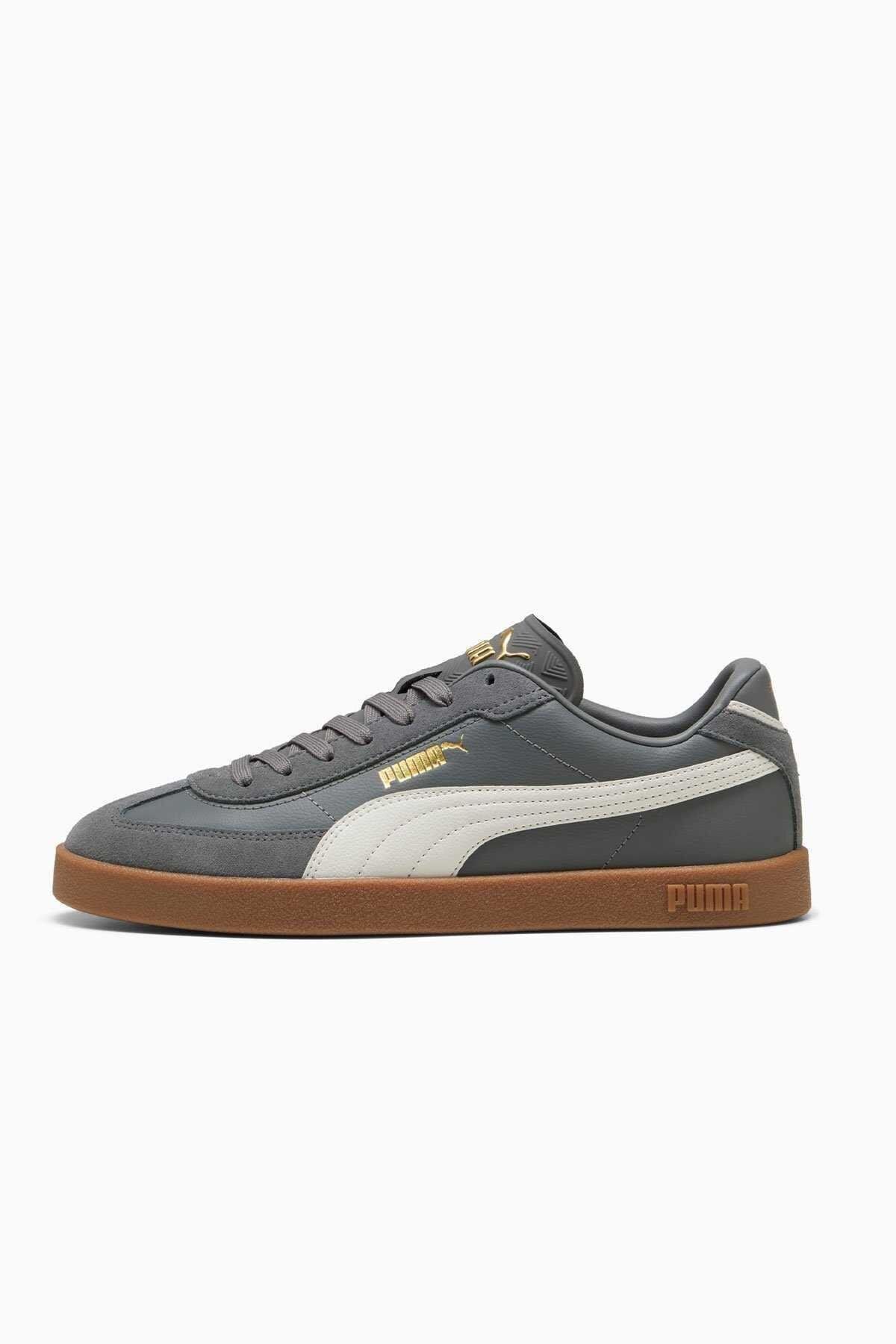 Puma 397447 04 Club II Era K.Gri-Gri-Beyaz Erkek Spor Ayakkabı