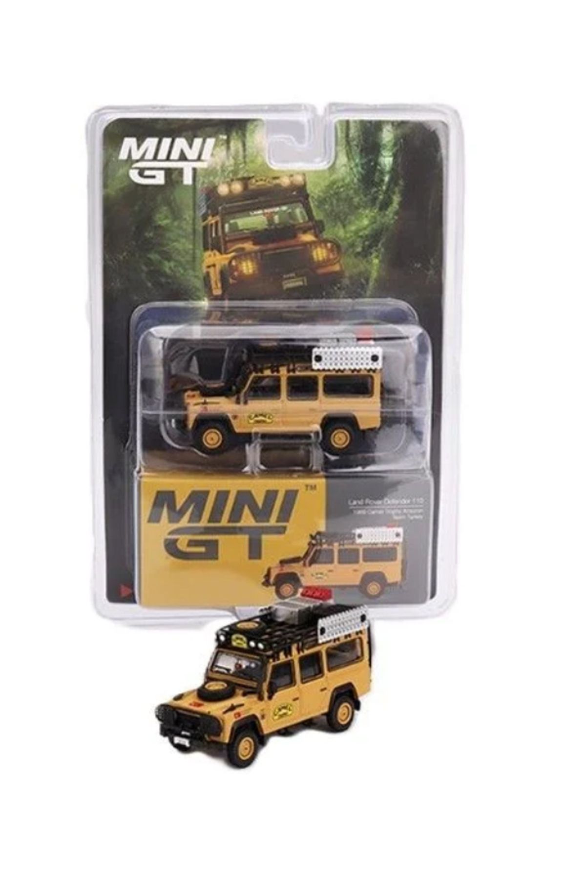 mini gt 856 Land Rover Defender 110 1989 Camel Trophy Amazon Team Turkey