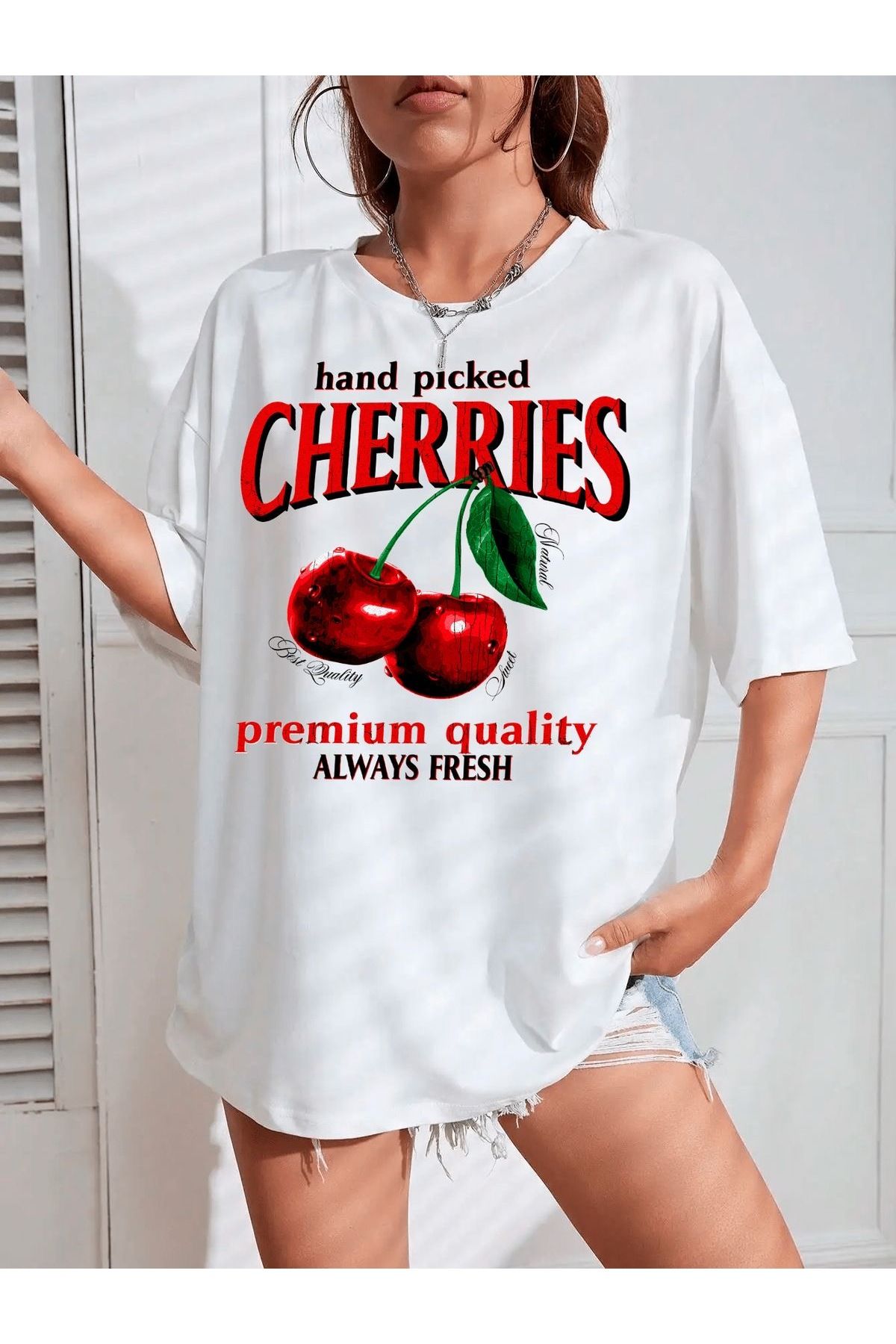 Jose Clothing Oversize Kesim Kısa Kollu Baskılı T-shirt