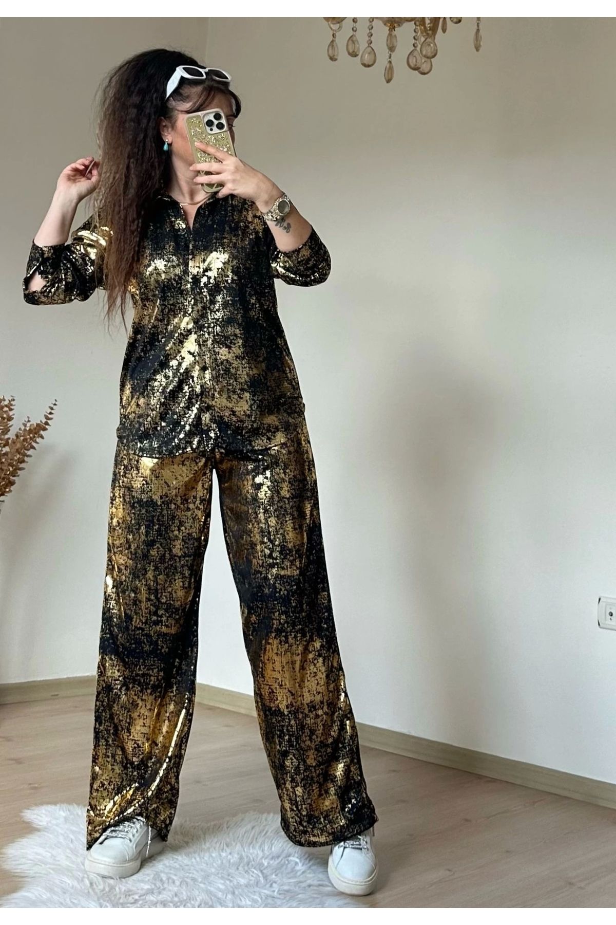 azra moda Varak Baskı Takım