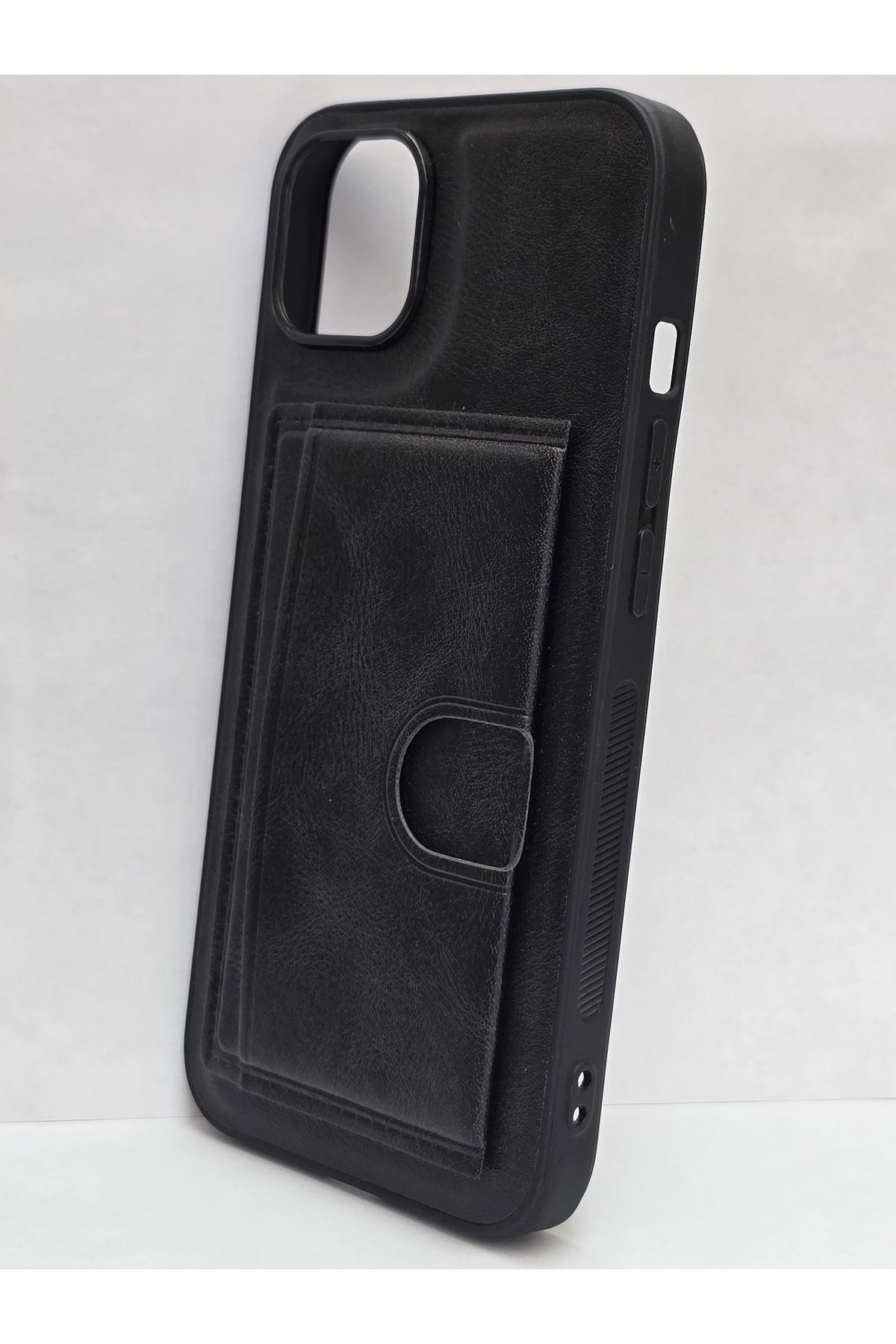 FATÖZ ACCESSORY iPhone 13 Deri Görünümlü Cüzdanlı Telefon Kılıfı - Şık ve Pratik