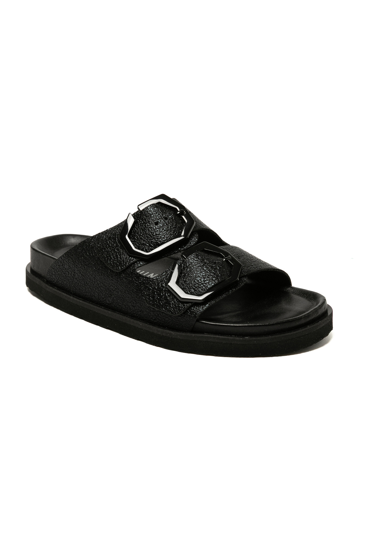 Genuins-Women / Girls Slippers Galia g 106283   Genuins Vegan Black 2