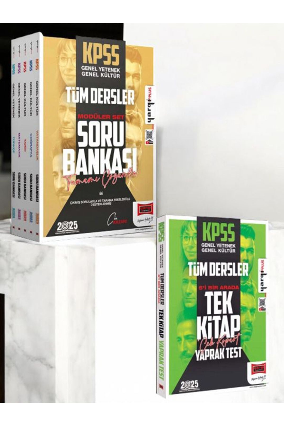 Yargı Yayınları 2025 KPSS GK-GY Tamamı Çözümlü Soru Bankası Seti-2025 KPSS Tüm Dersler 5i Tek Kitap Yaprak Test
