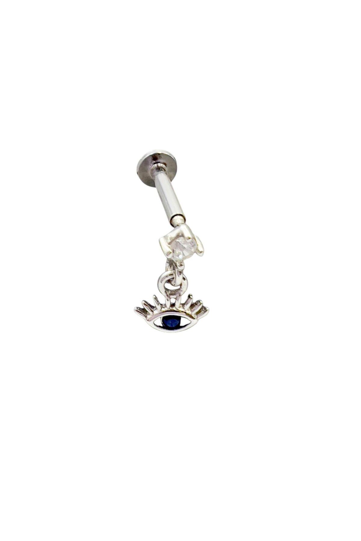 Defne Silver Salantlı Gümüş Piercing