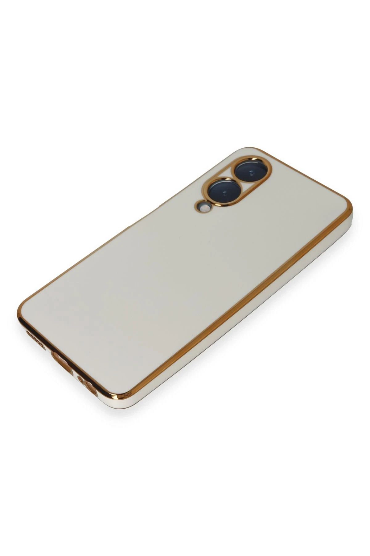 NewFace Vivo Y17S Kılıf Volet Silikon - Beyaz WLZOR