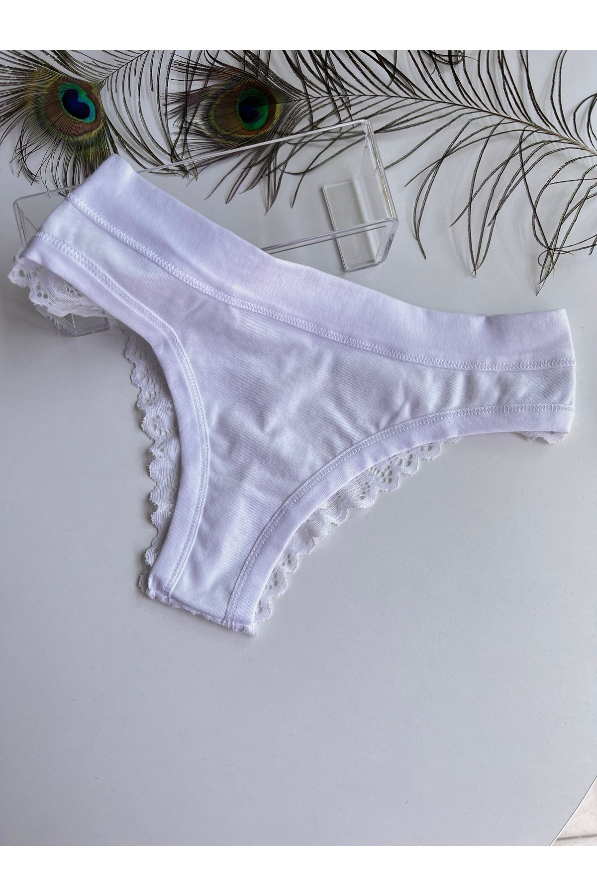 Butik Arkası Dantelli Kadın Kilot