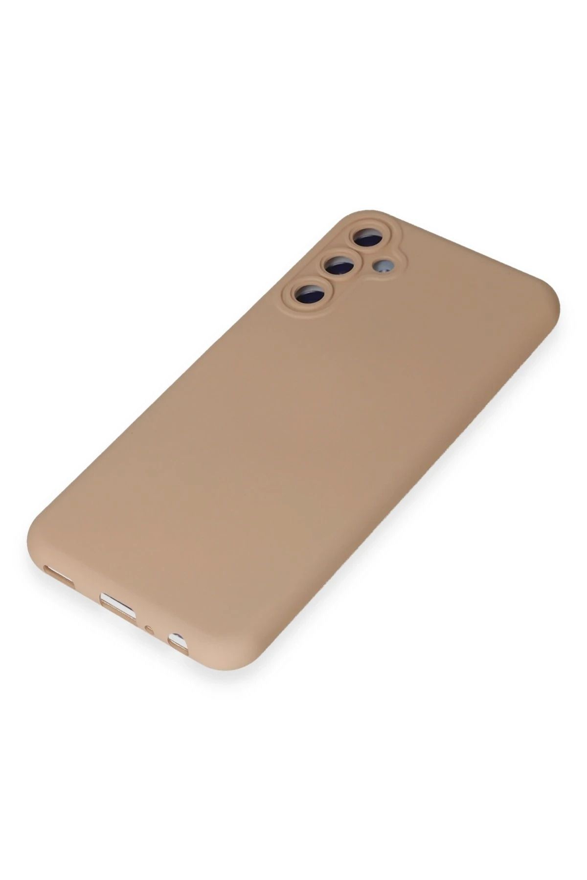 NewFace Galaxy M14 Uyumlu  5G Kılıf Nano içi Kadife Silikon - Pudra SVLRS