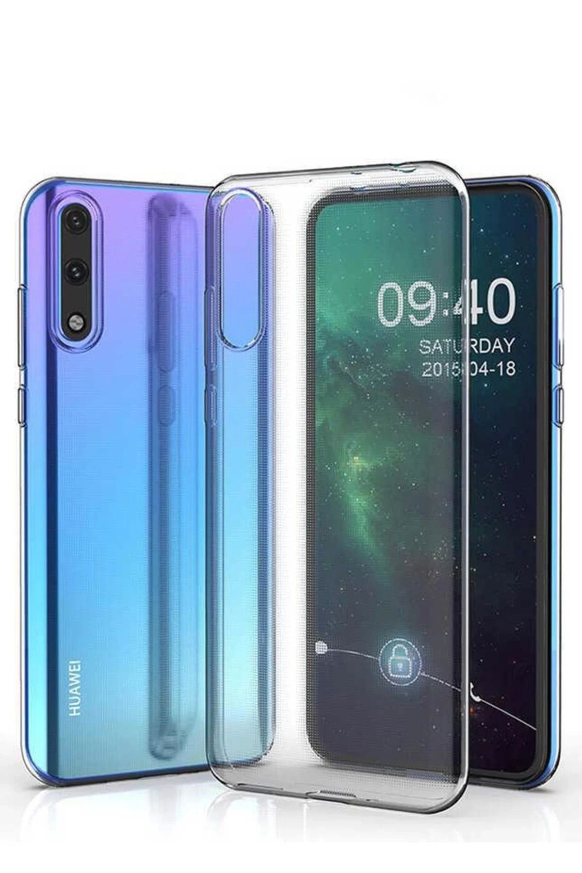 NewFace Huawei Y8P Kılıf Lüx Şeffaf Silikon WLZOR
