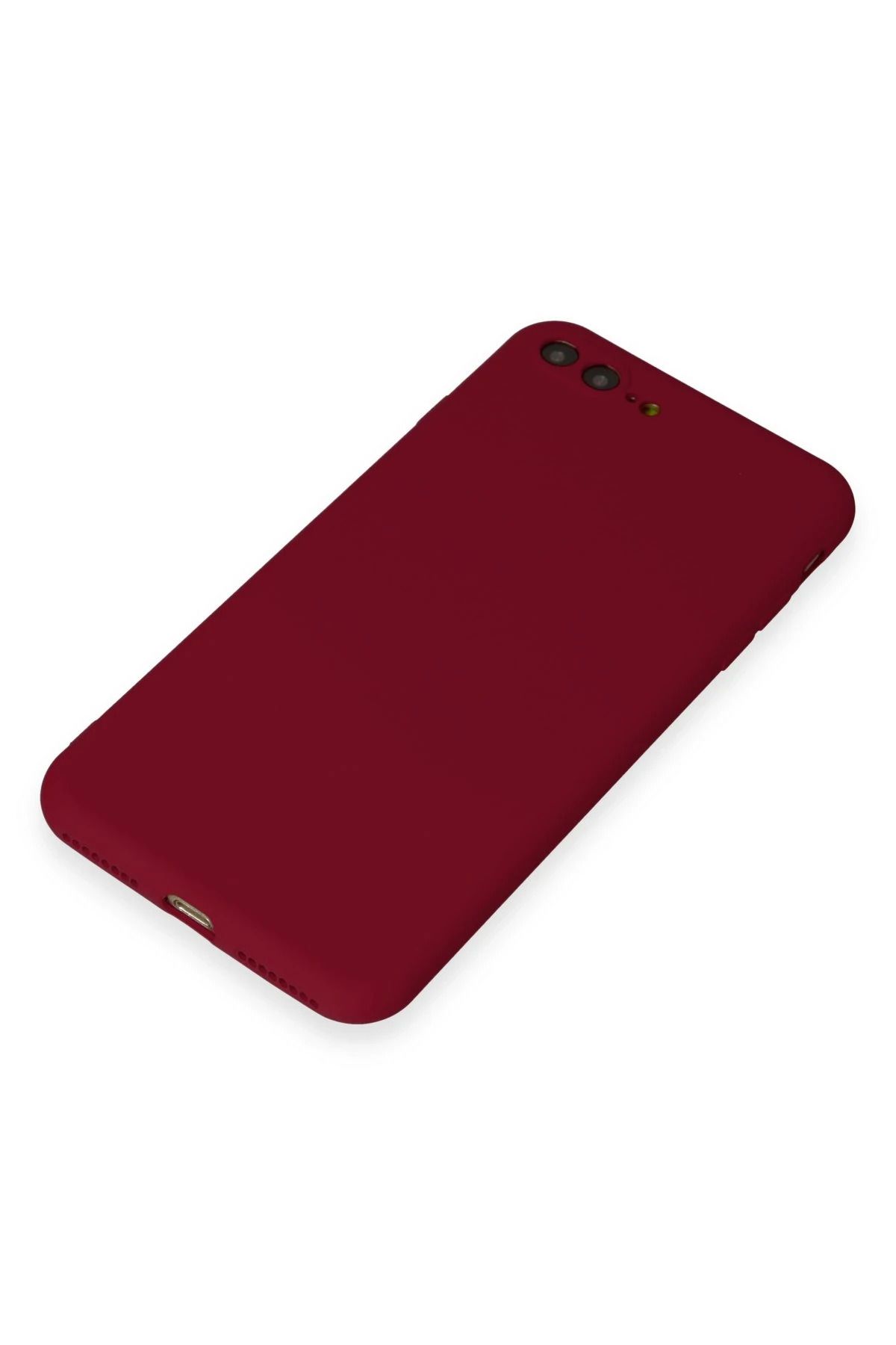 NewFace iPhone 7 Plus Kılıf First Silikon - Bordo WLZOR