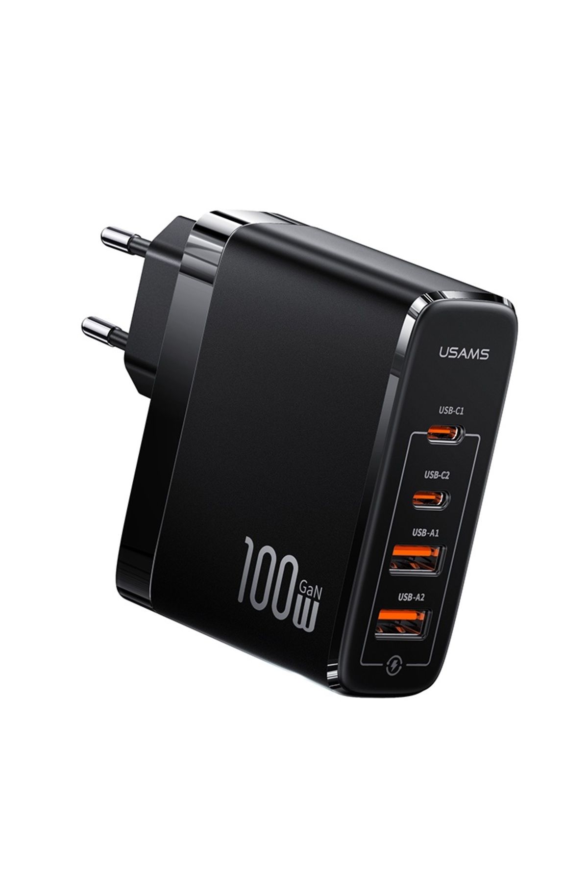 sipariş vakti USAMS US-CC145 T44 100W 2 USB + 2 Type-C 100W GAN Şarj