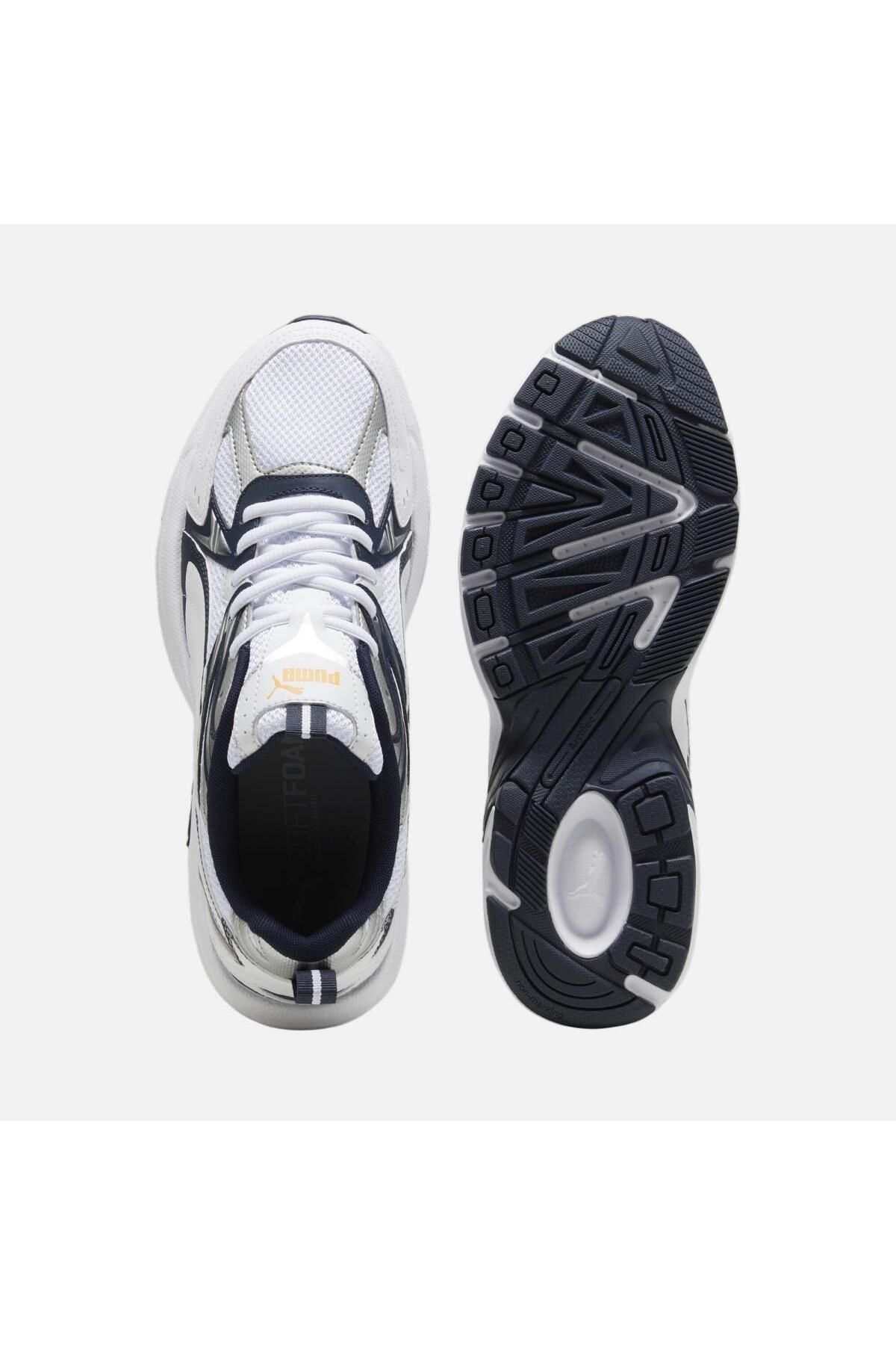 Puma-392322   05 Milenio Tech White-Dark Blue-Silver Men's Sports Shoes 4