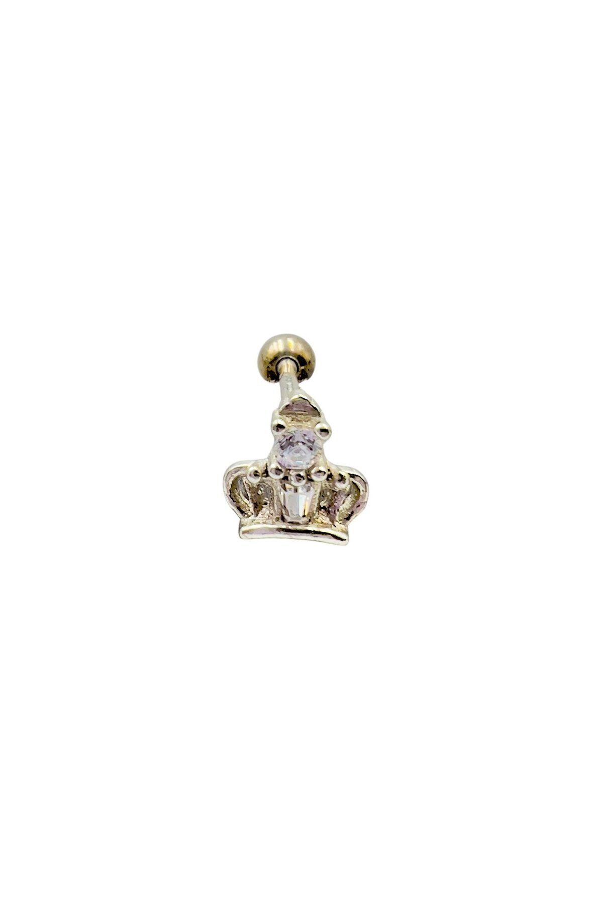 Defne Silver Taç Gümüş Piercing