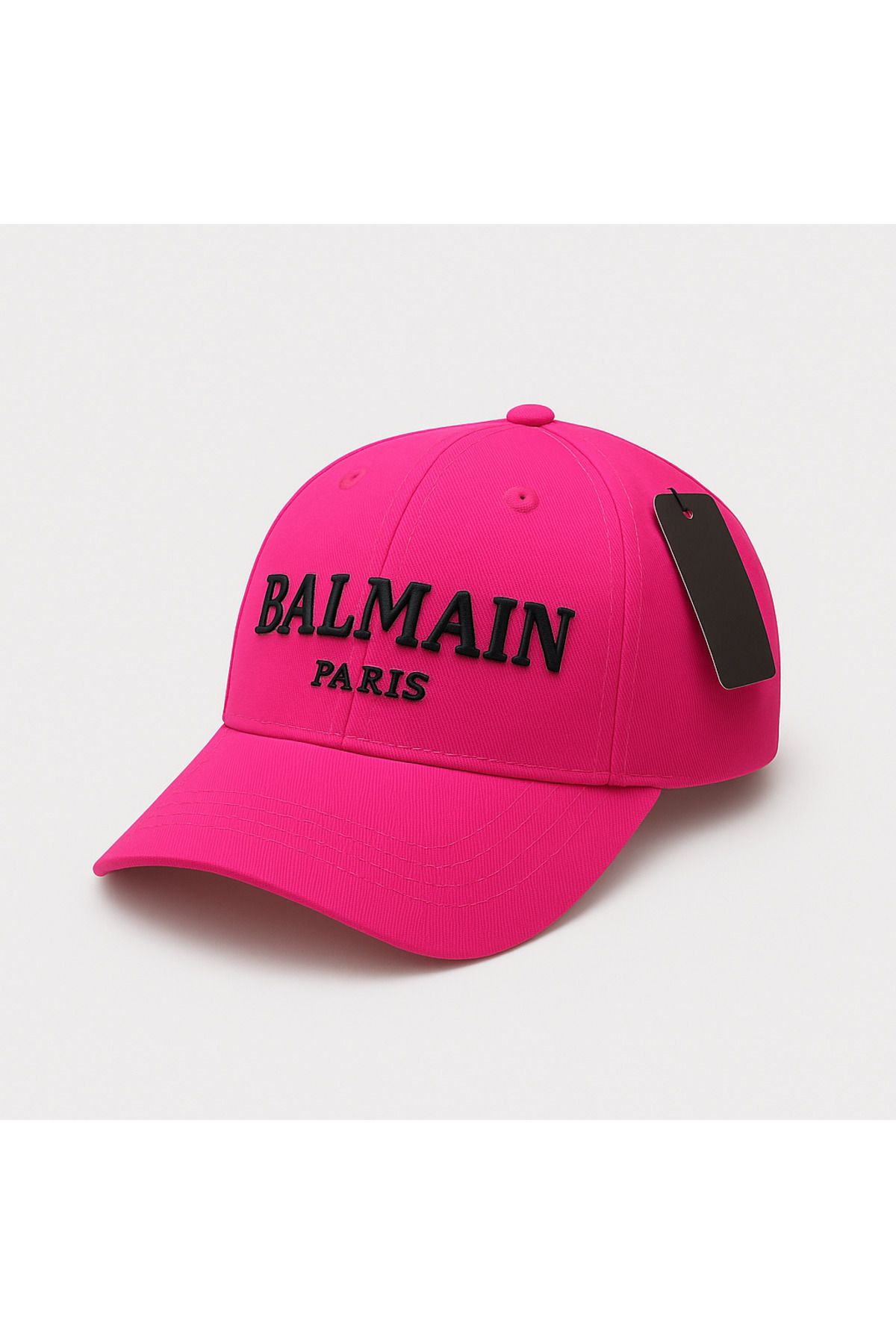 NO BRAND Luxury Paris Style Nakışlı Unisex Şapka - Fuşya