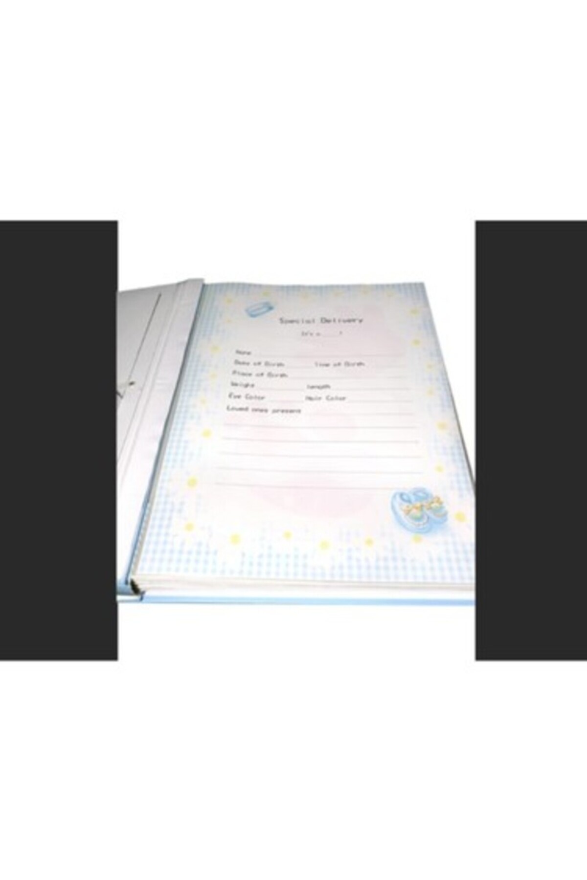 Dijital Dünyası 10x15 Ebadında Fotoğraflarınız Için 240lık Kutulu Erkek Bebek Albümü fotoğrafı 5 (önizleme)