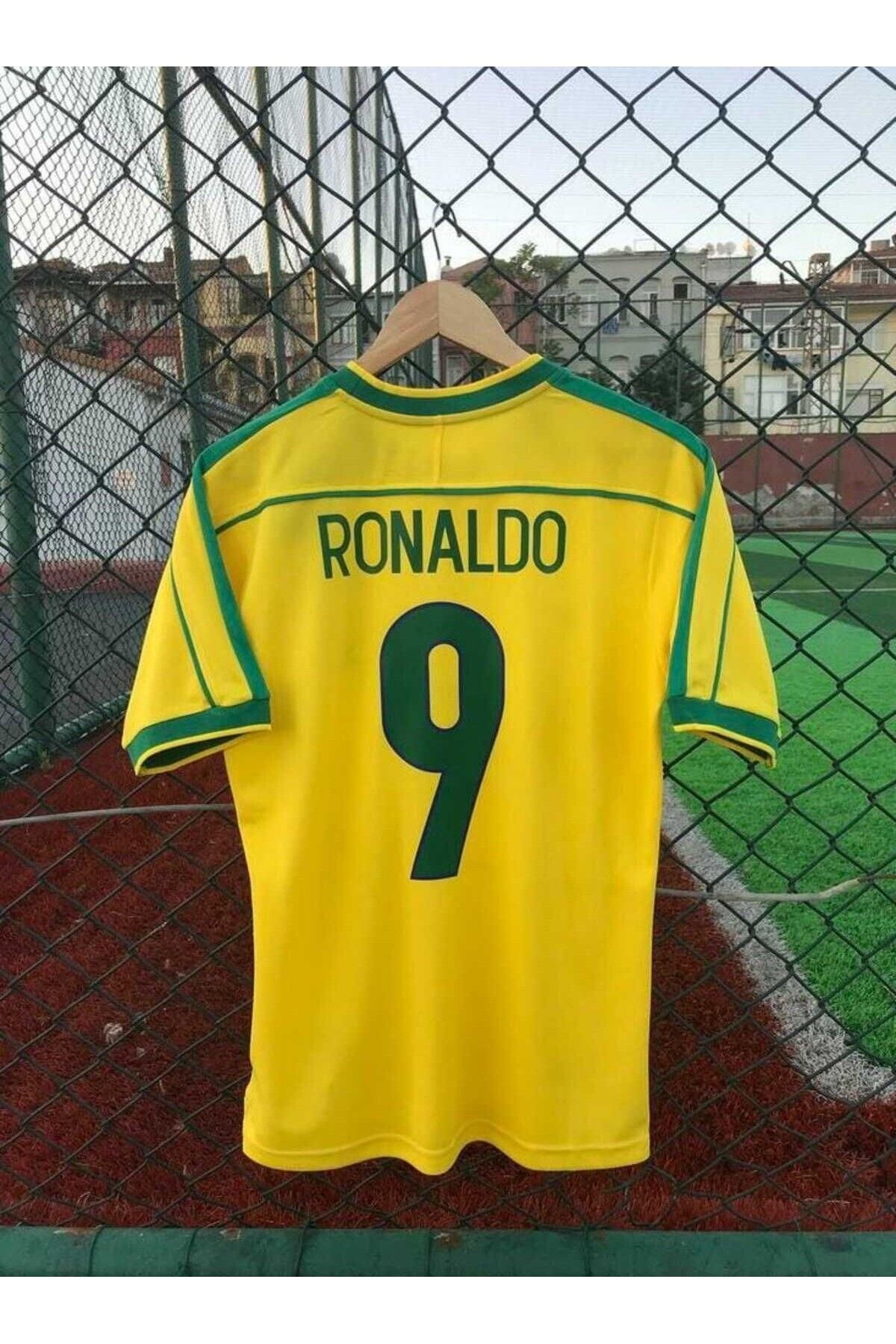 Ronson Brezilya Milli Takımı 98 Dünya Kupası Ronaldo Nazario Nostalji Forması