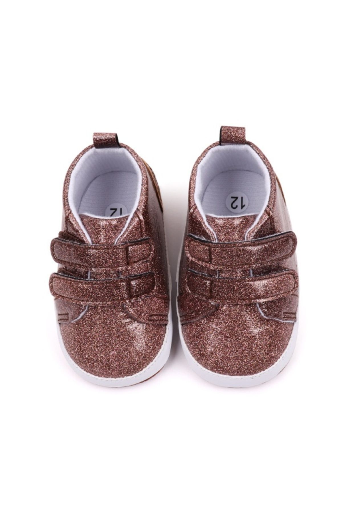 Superbaby-Brown baby shoes - Glitter 4